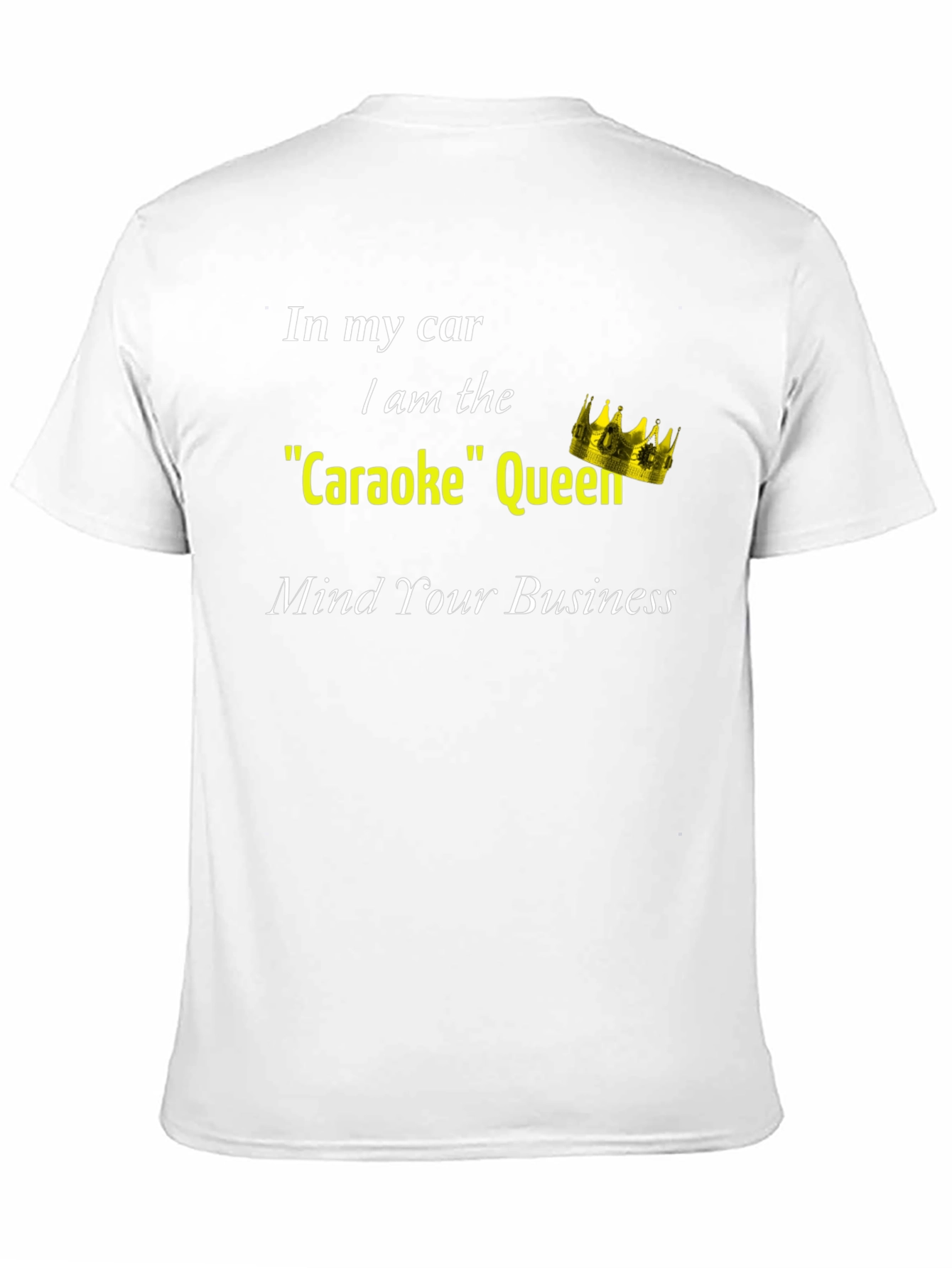 Black Karaoke Queen Graphic T-Shirt view 11