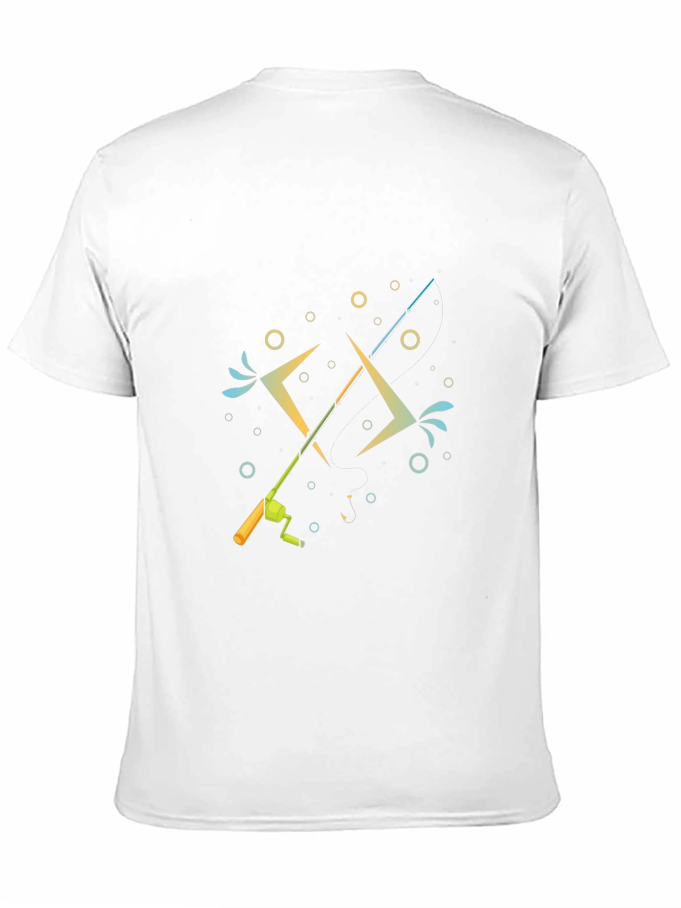 Black Fishing Rods T-Shirt - Unique Angler Tee view 11