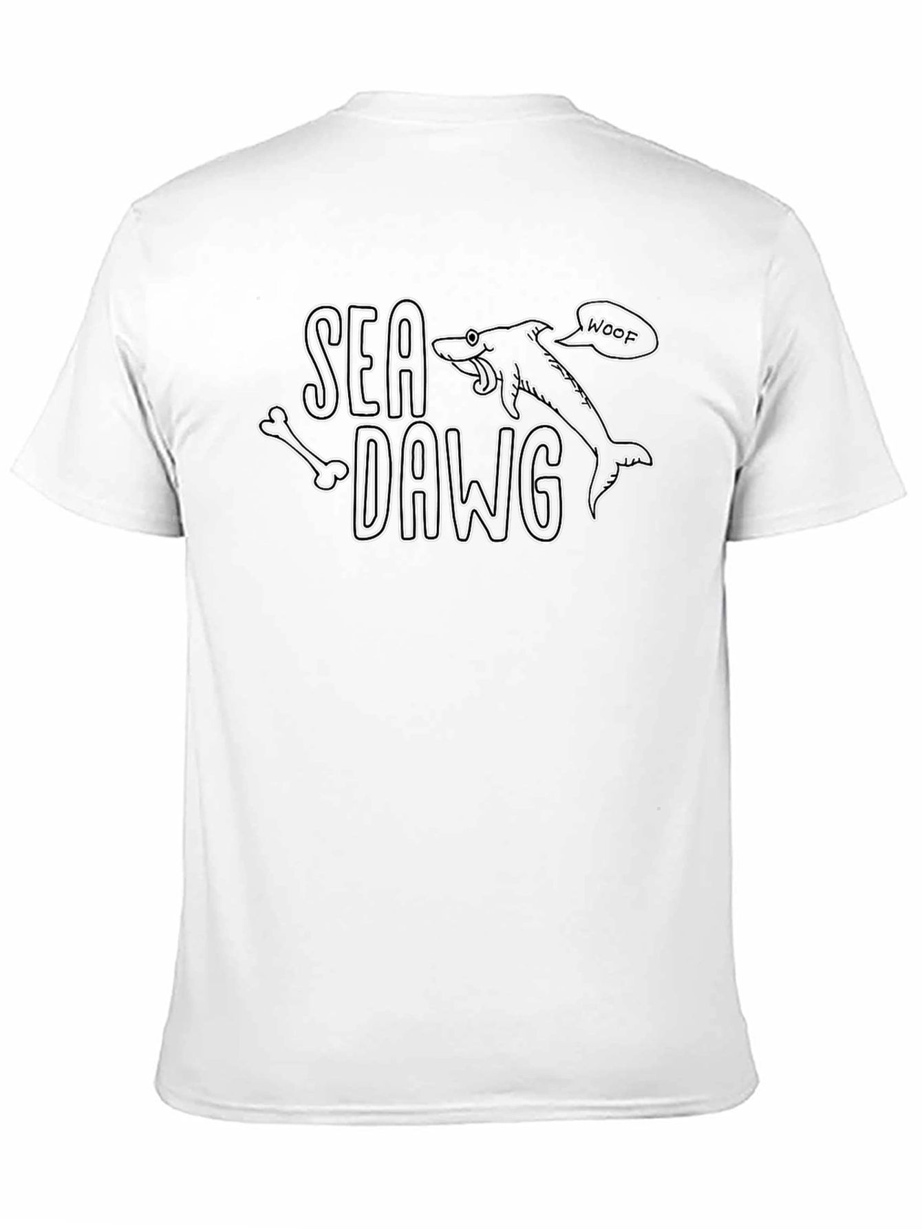Black Sea Dawg T-Shirt - Novelty Graphic Tee view 11