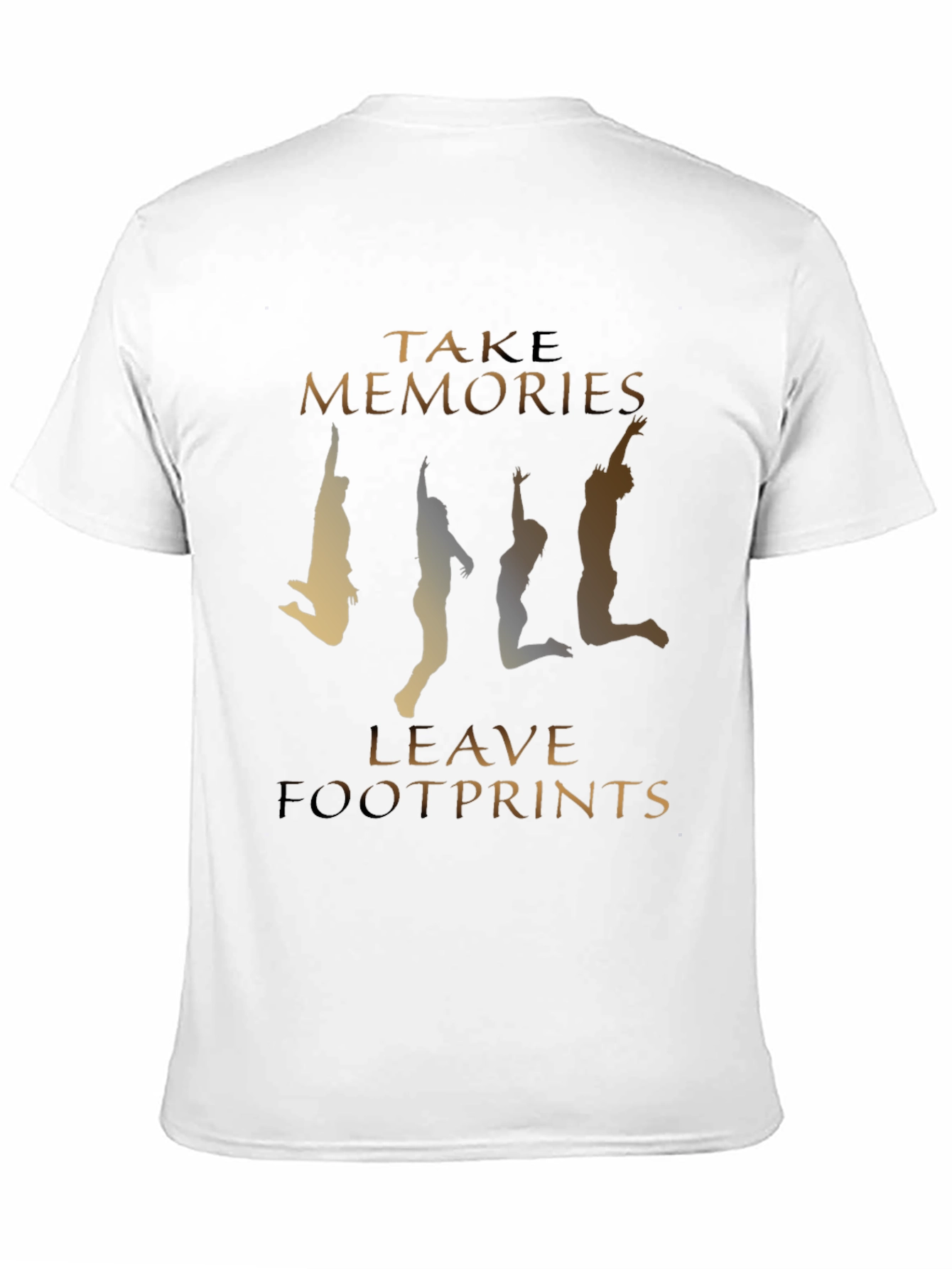 Black Take Memories, Leave Footprints Graphic Tee view 11