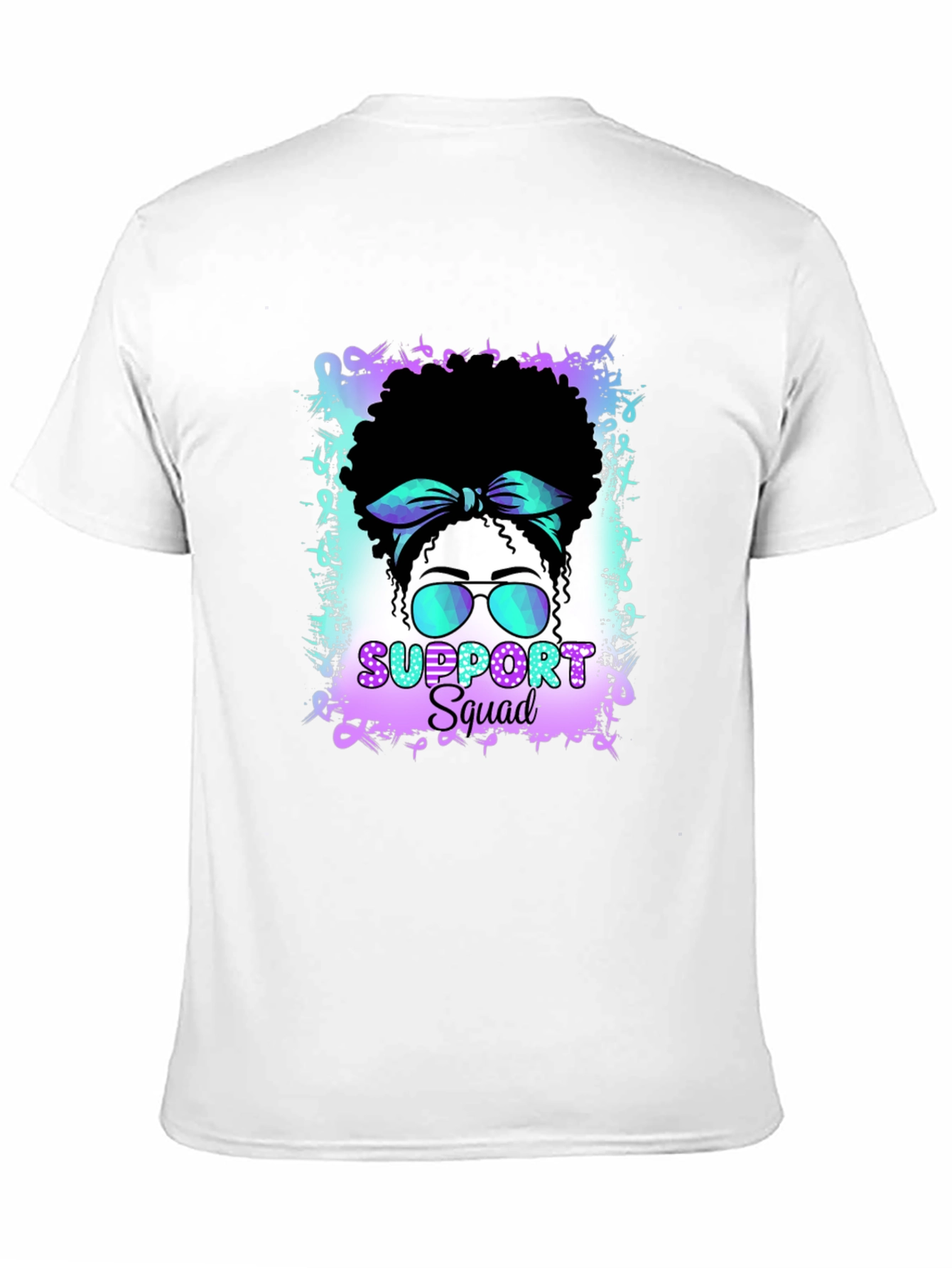 Black Support Squad Graphic T-Shirt view 11