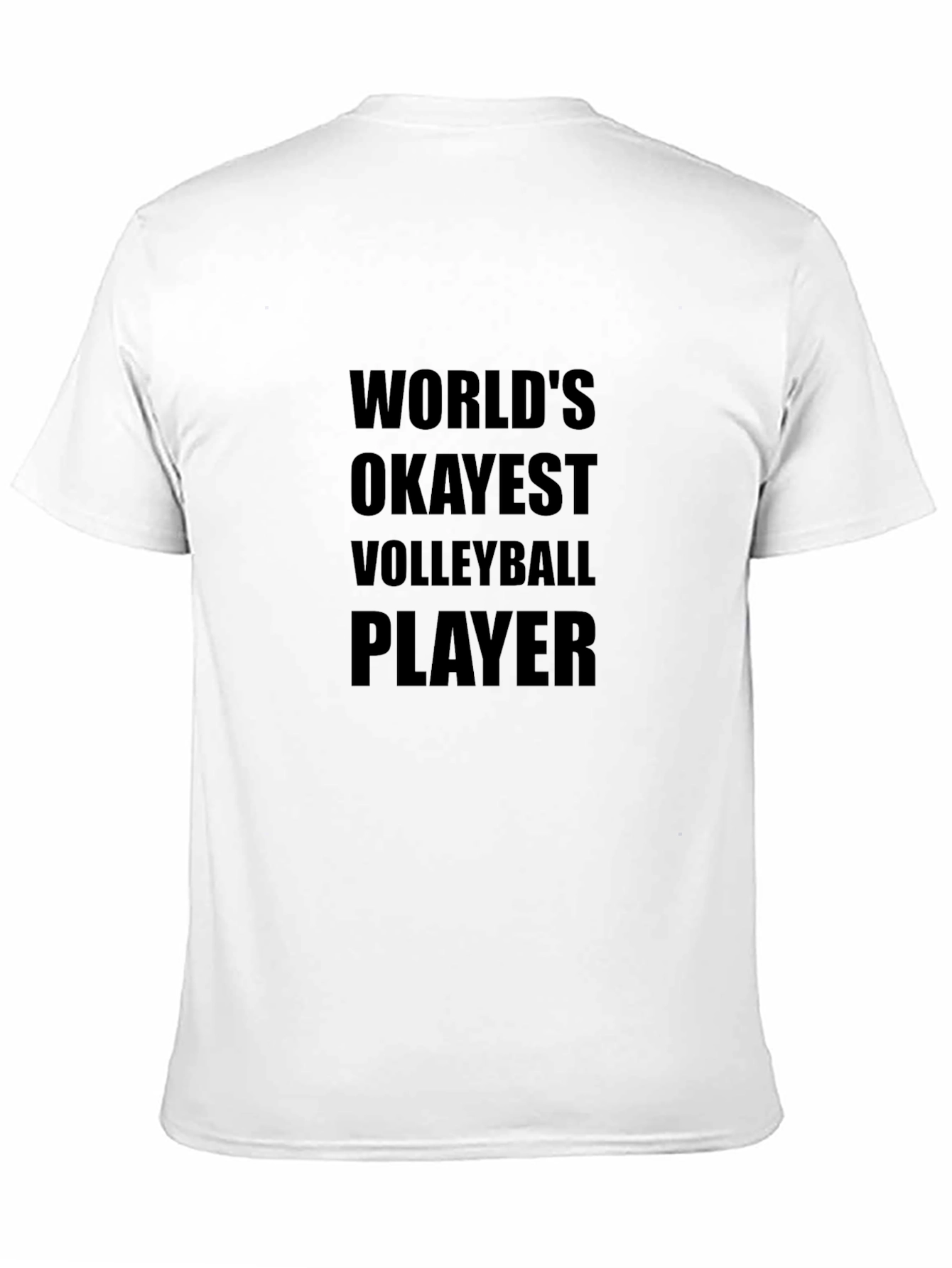 Black Funny Volleyball Player T-Shirt view 11