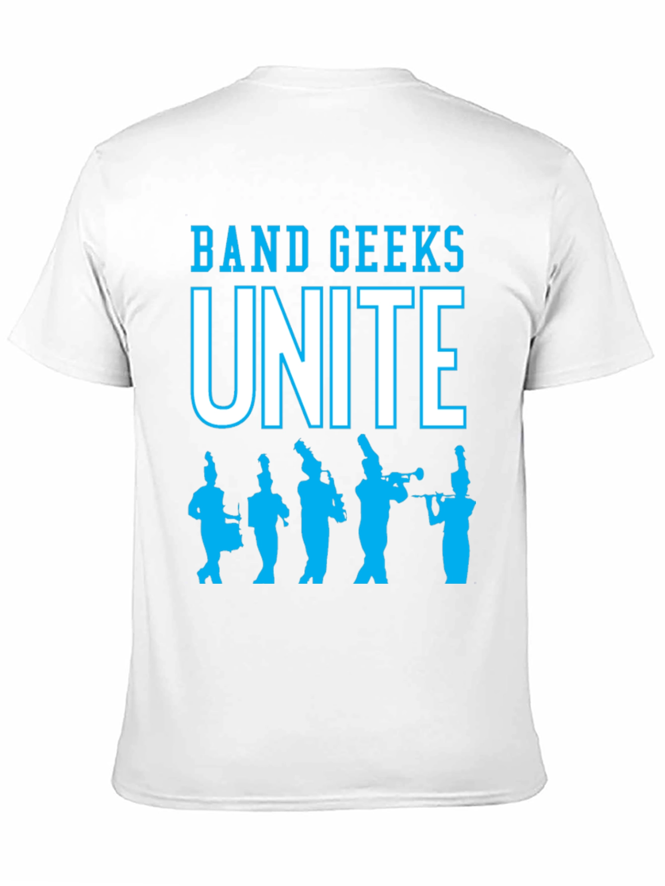 Black Band Geeks Unite Black T-Shirt view 11