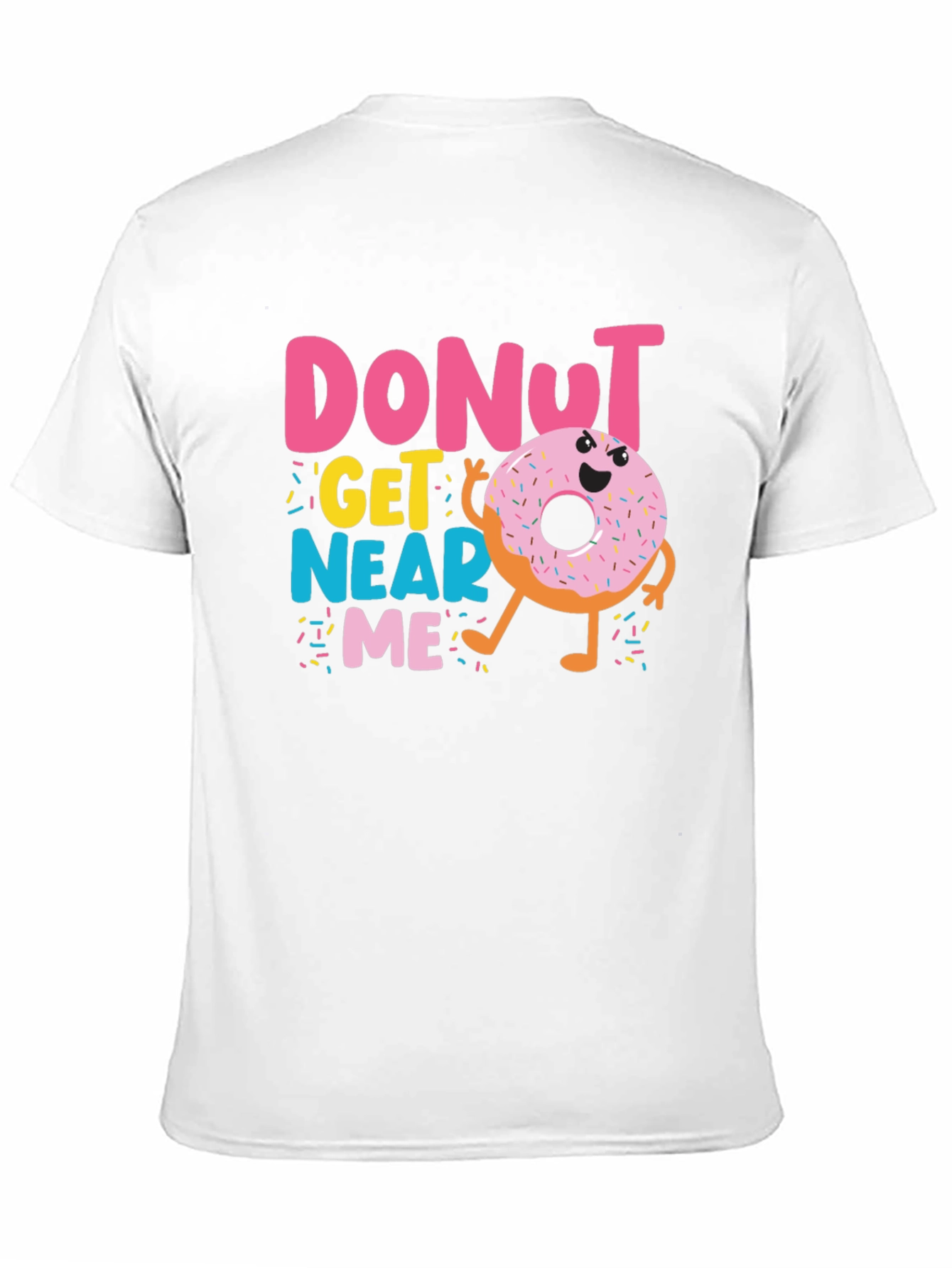 Black Donut Get Near Me Graphic T-Shirt view 11