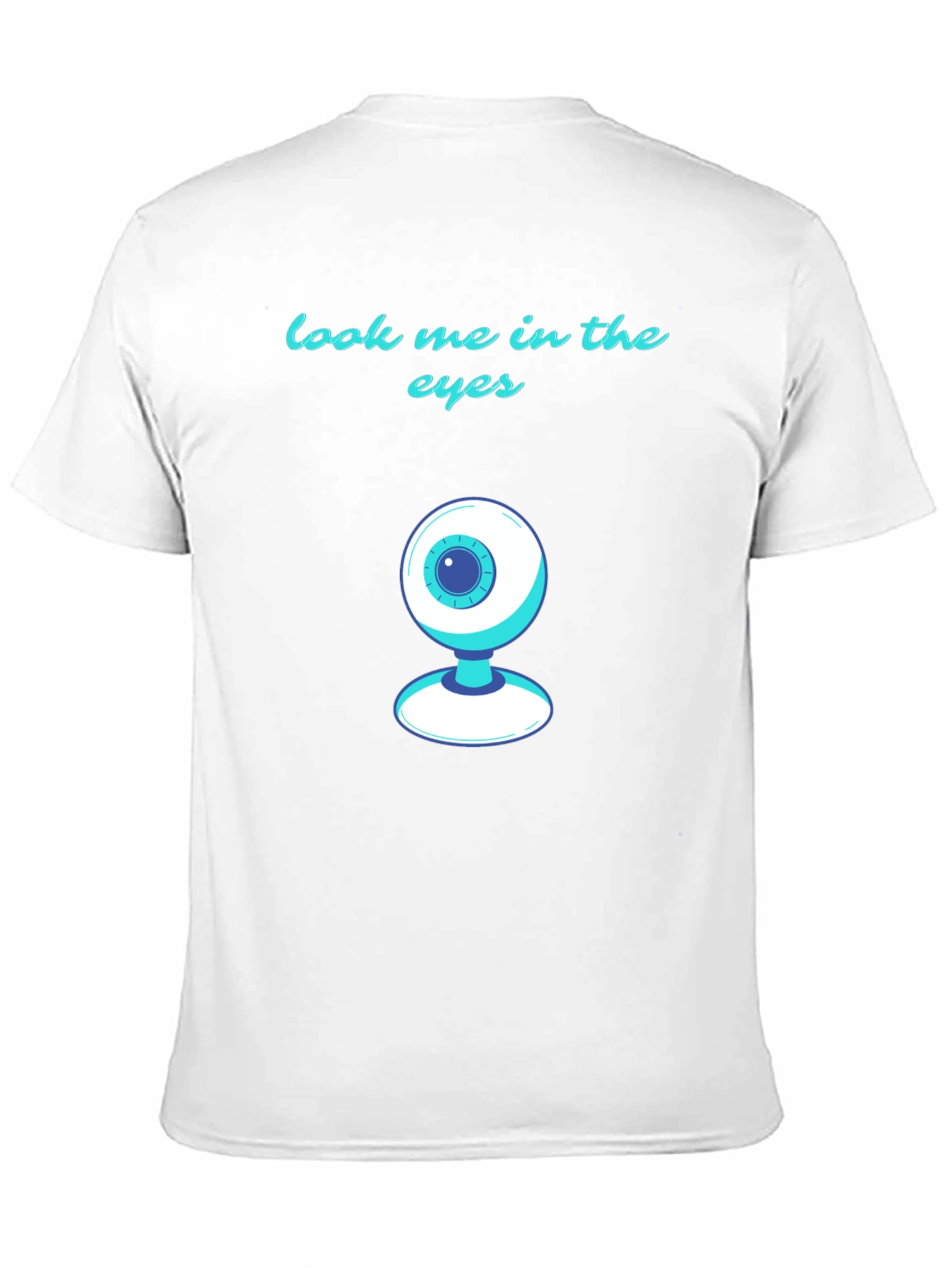 Black Look Me in the Eyes Graphic Tee view 11