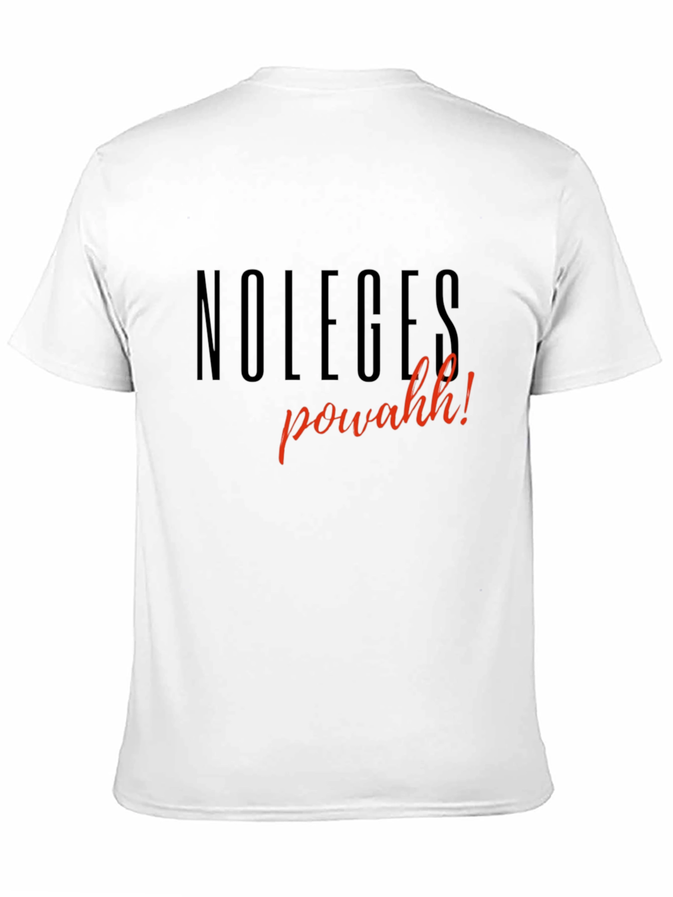 Black Noleges Powahh! Graphic T-Shirt view 11