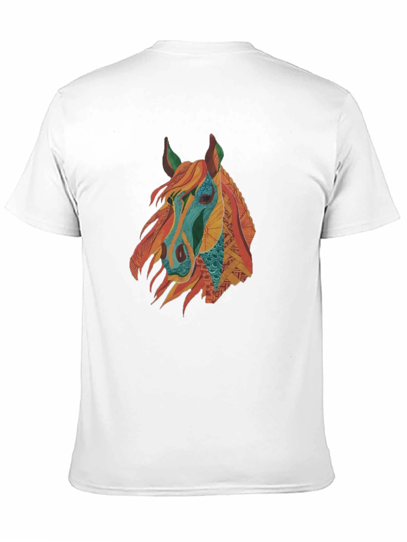 Horse Graphic Tee - Men's Black T-Shirt - 11