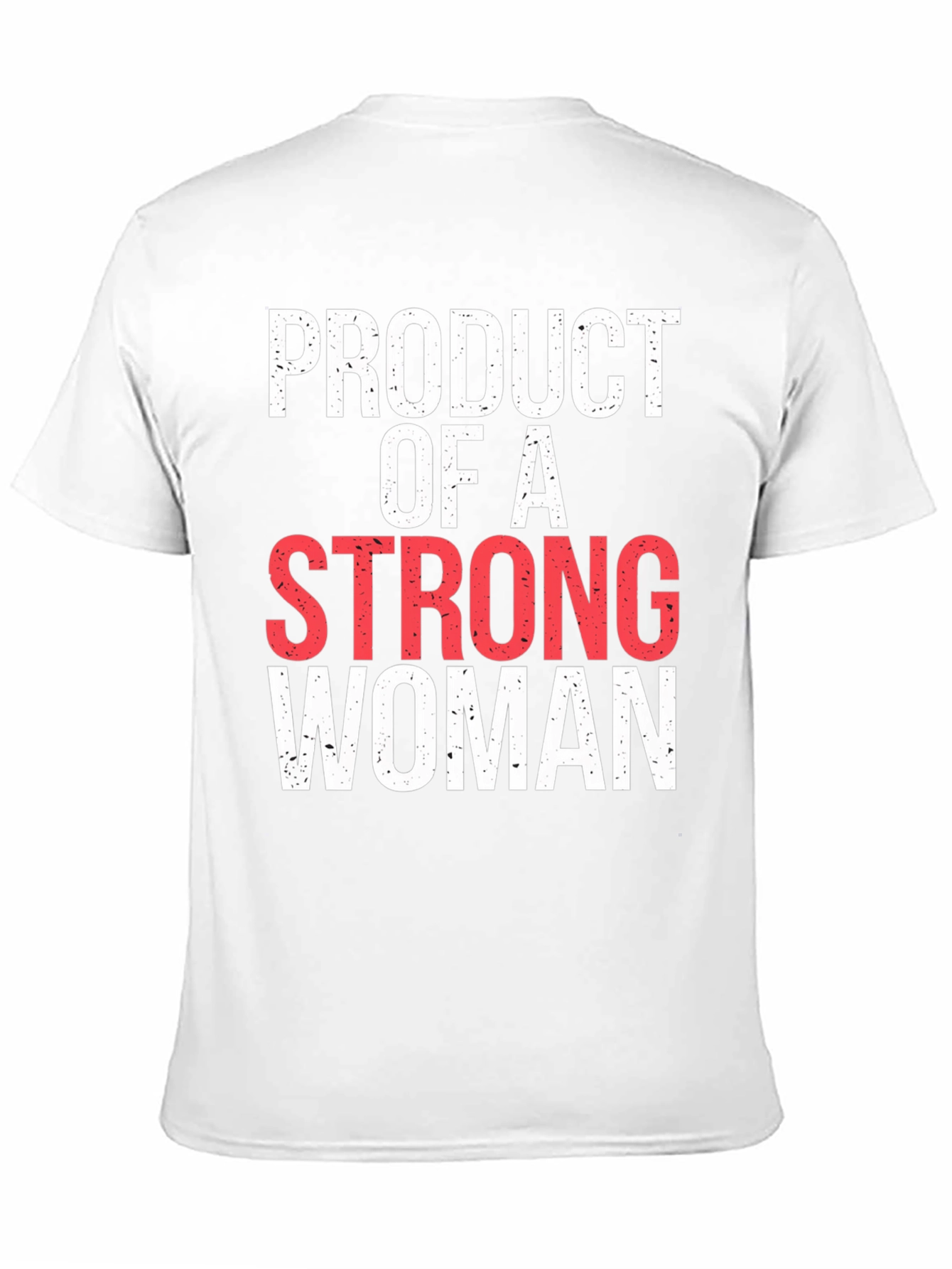 Black Product of A Strong Woman Graphic Tee view 11