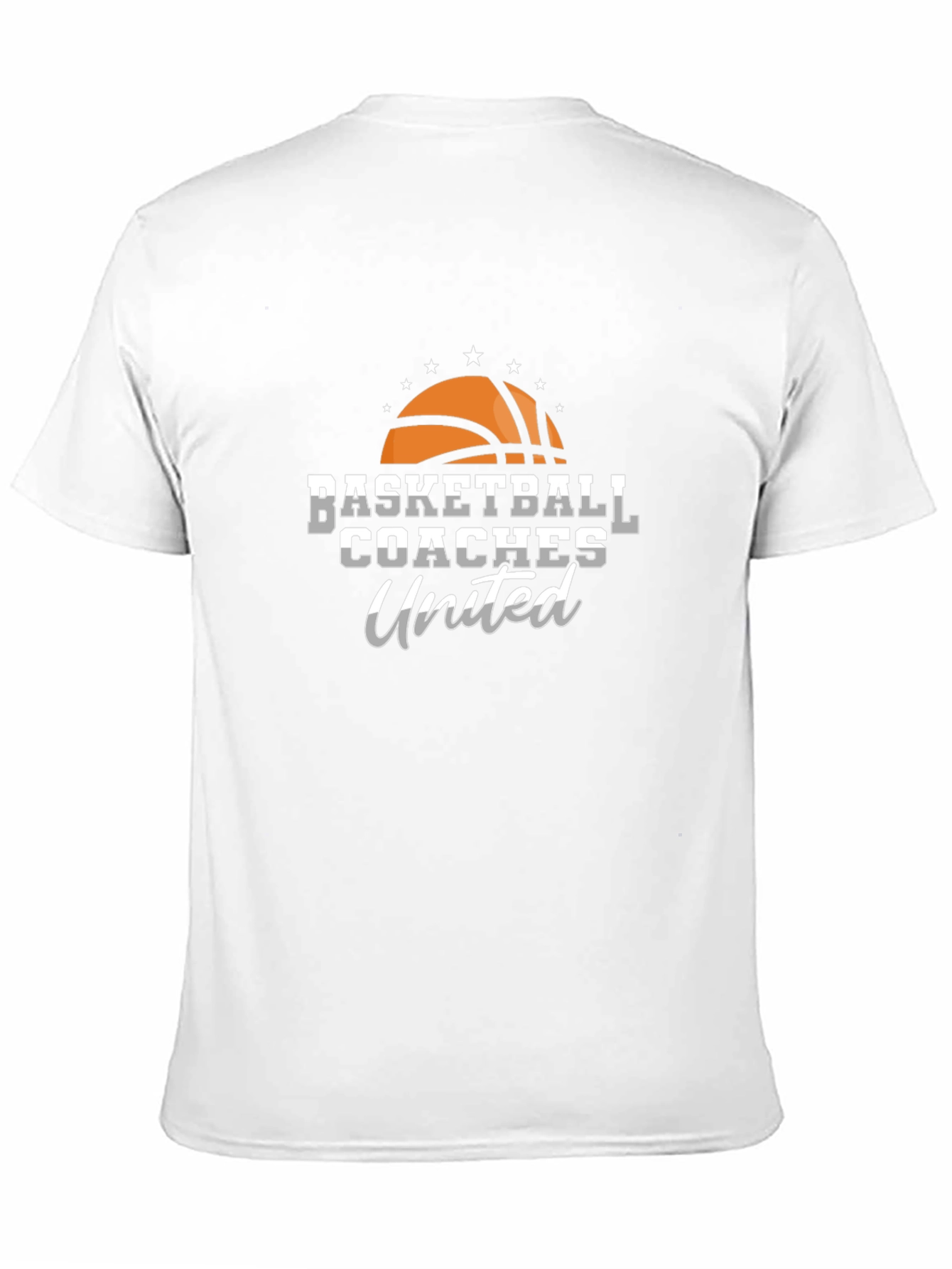 Black Basketball Coaches United Black T-Shirt view 11