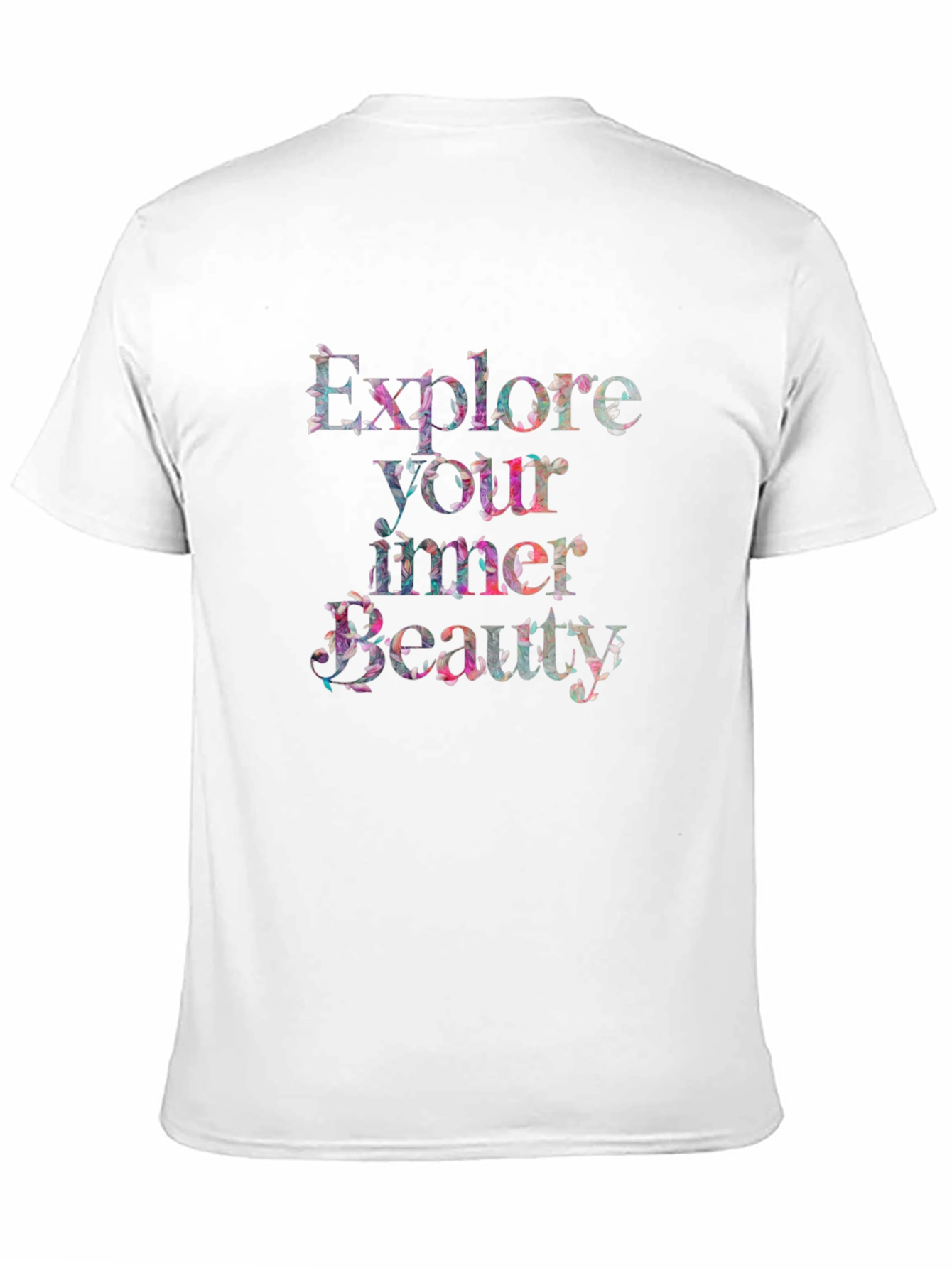 Black Explore Your Inner Beauty Graphic T-Shirt - Black view 11