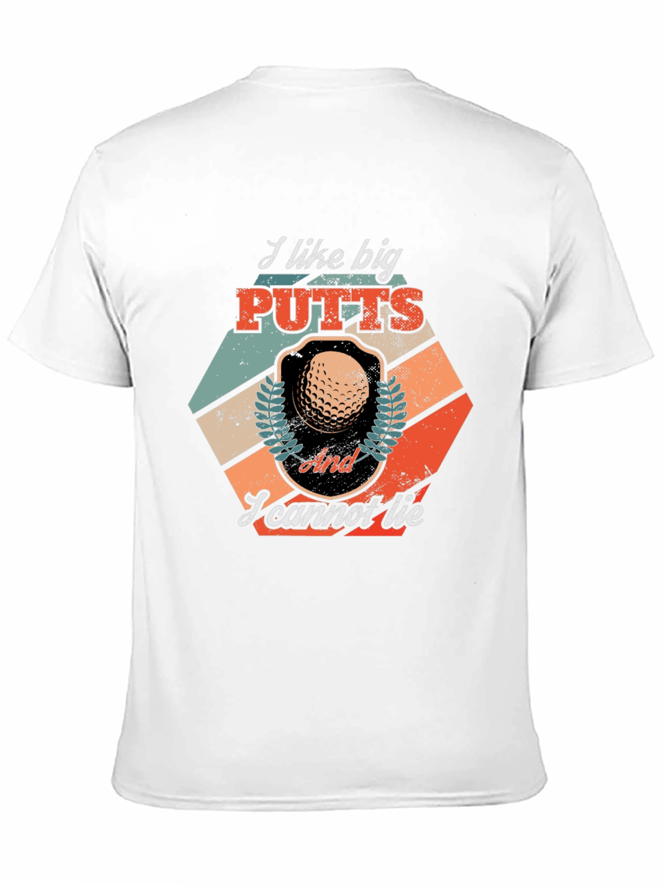 Black I Like Big Putts T-Shirt - Golf Lover Tee view 11