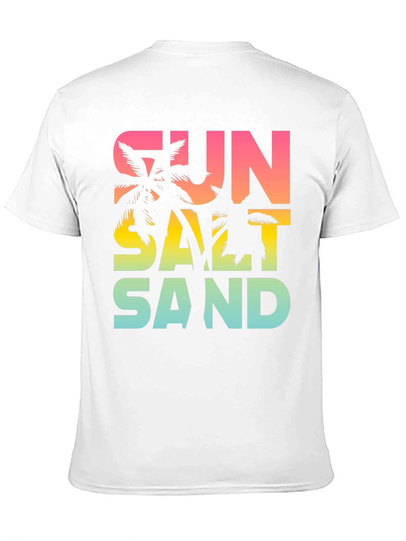 Black Sun Salt Sand Graphic Tee - Tropical Summer Vibes T-Shirt view 11