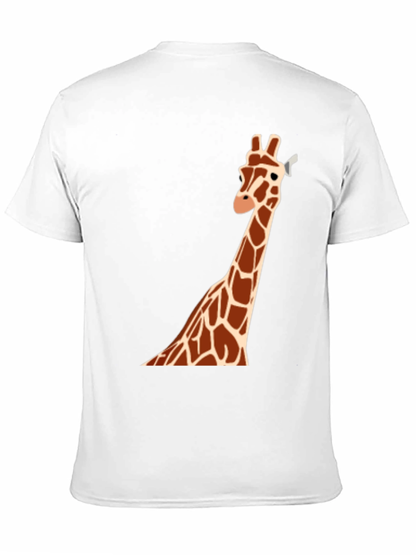 Black Giraffe Graphic T-Shirt - Casual Men's Tee view 11