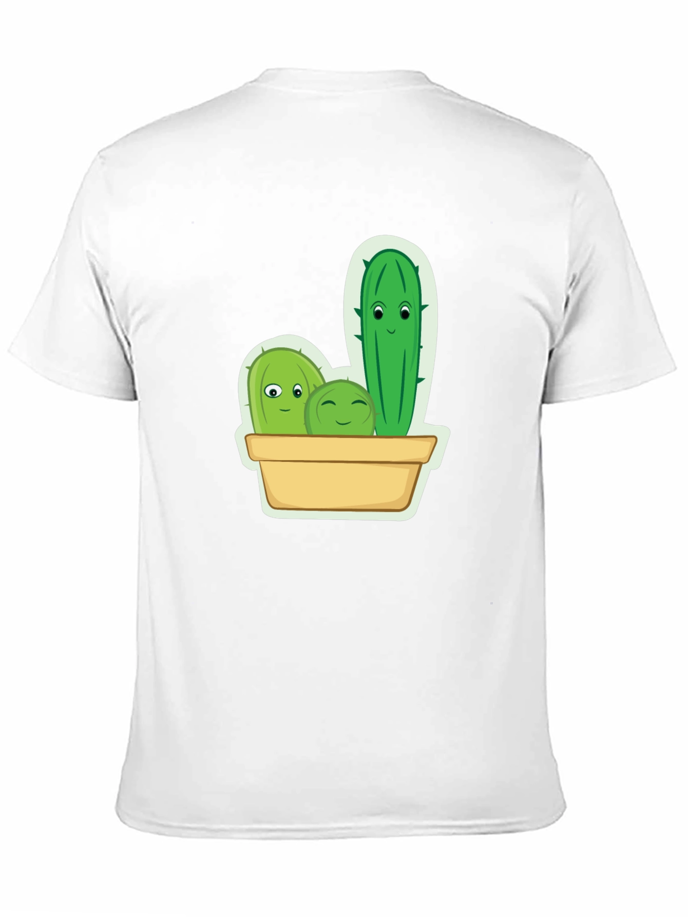 Black Cute Cactus Crew Graphic Tee view 11