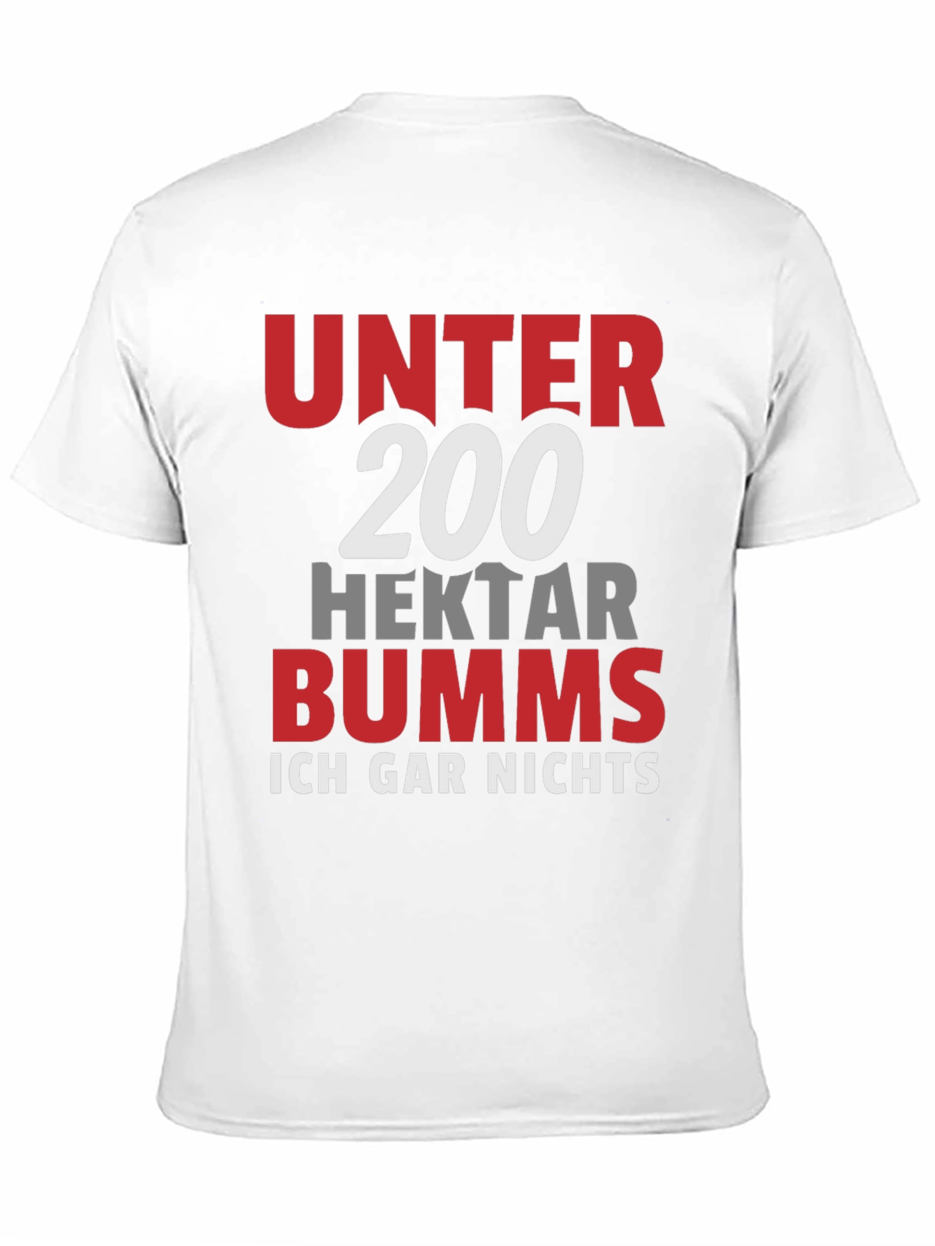 Black Unter 200 Hektar Bumms T-Shirt view 11