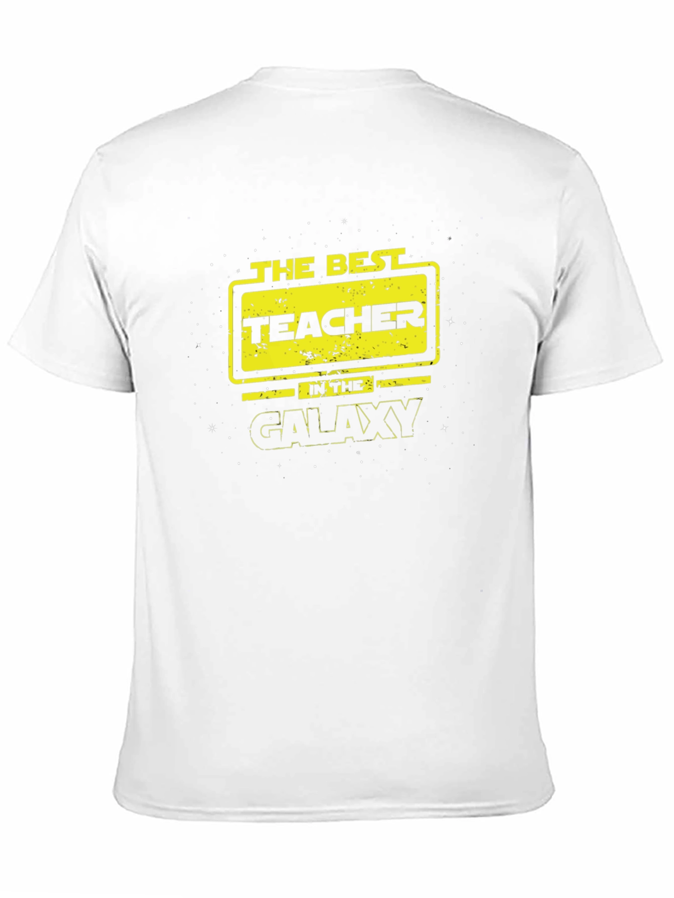 Black The Best Teacher in the Galaxy Black T-Shirt view 11