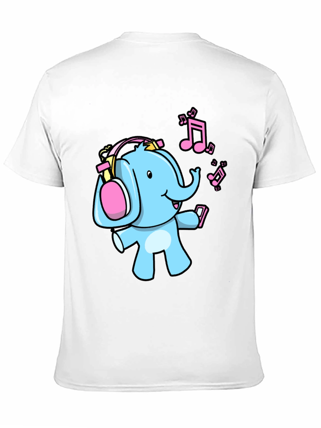 Black Elephant DJ Graphic Tee - Fun Music Lover Shirt view 11