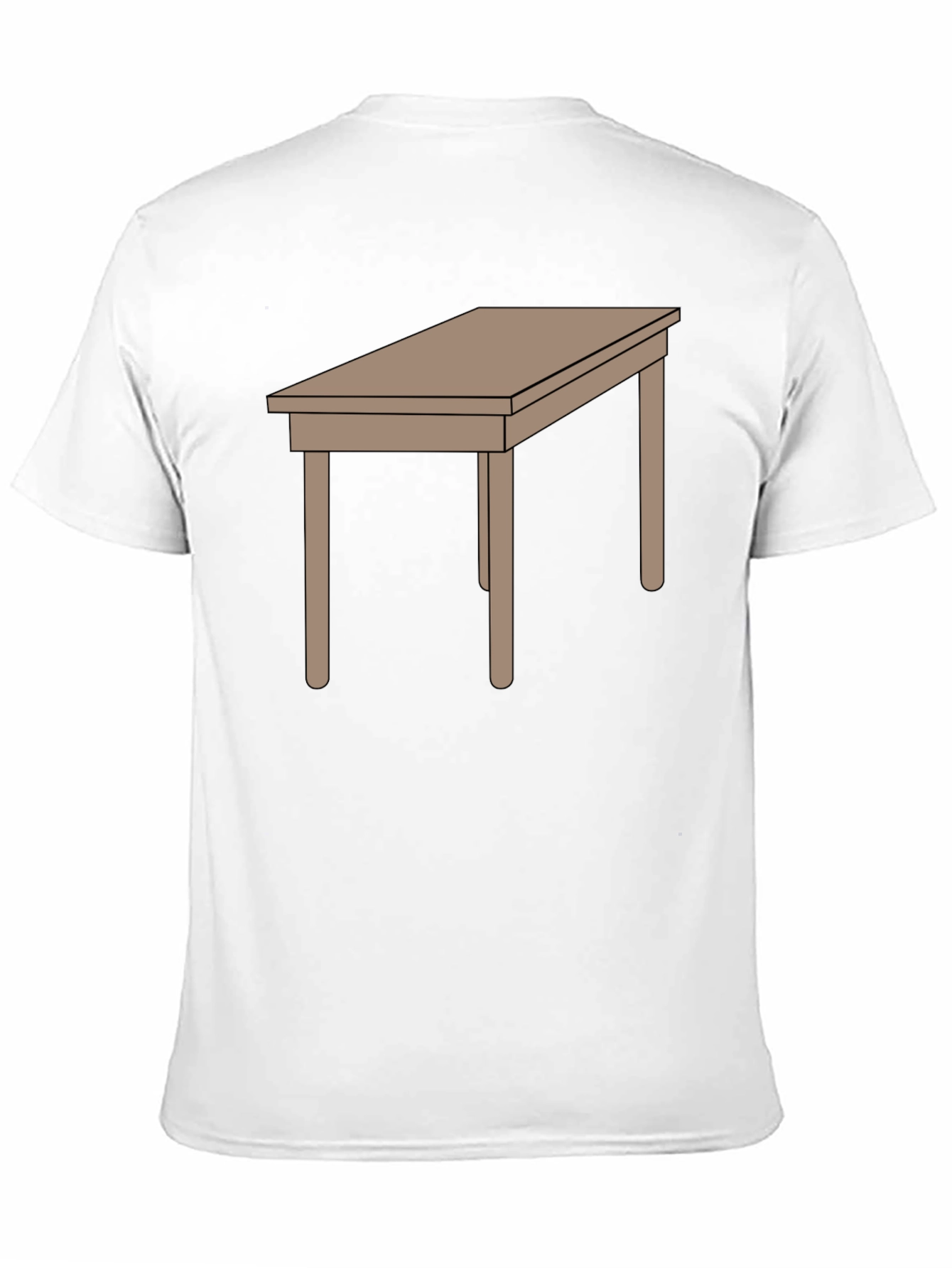 Black Table Graphic Tee - Stylish Comfort, Unique Design view 11