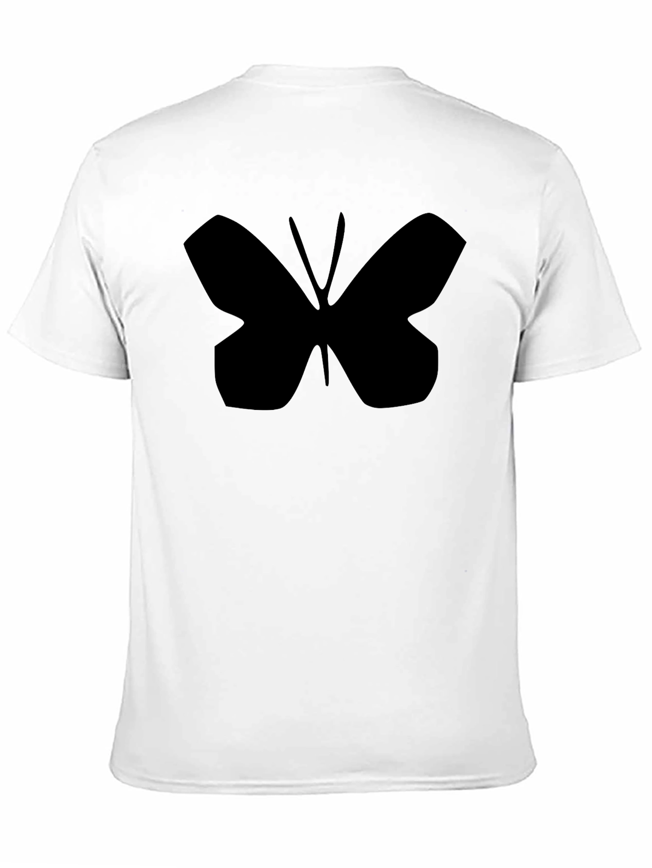 Black Butterfly Graphic Tee - Stylish Black Cotton T-Shirt view 11