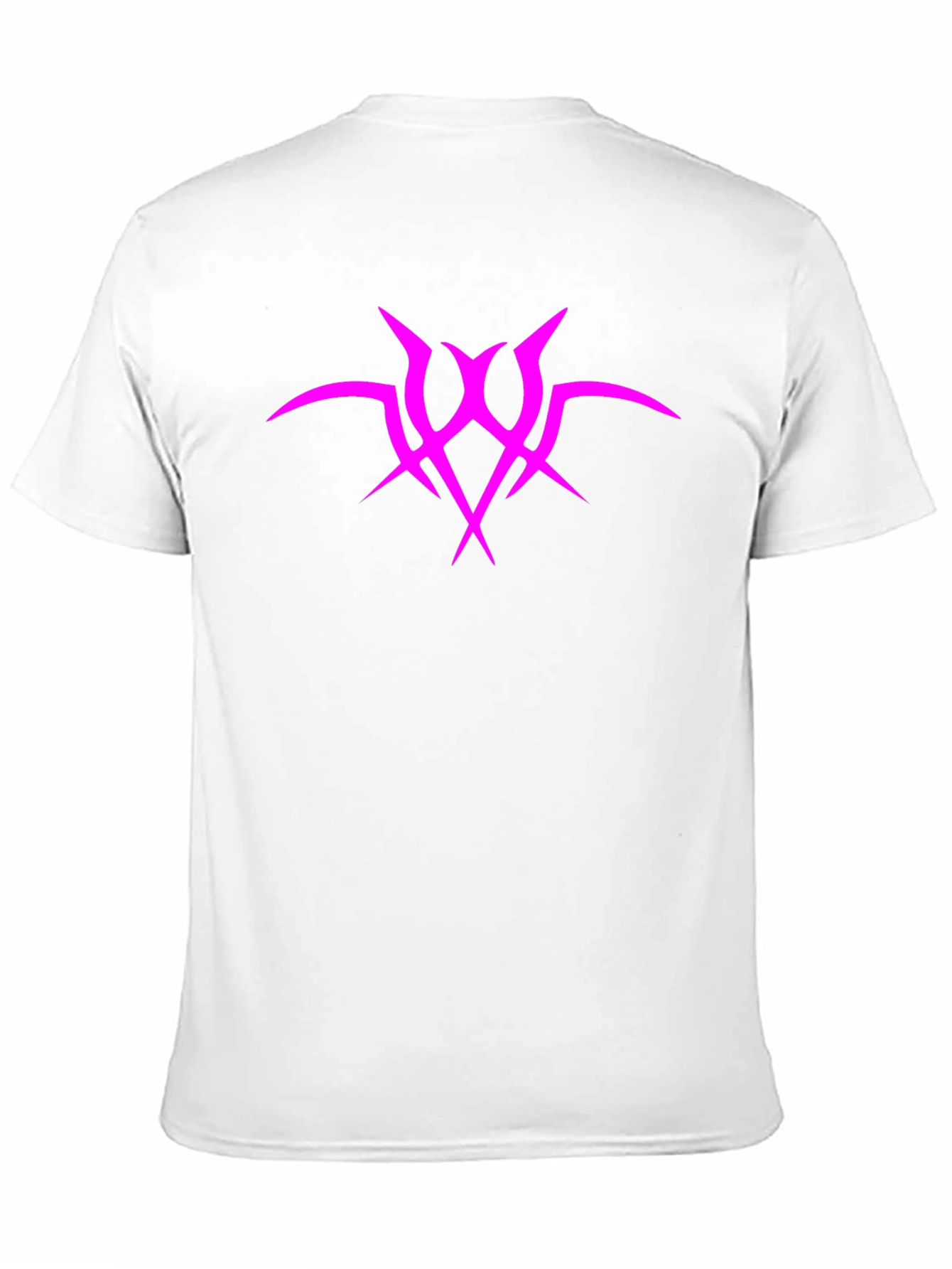 Black Black T-Shirt with Abstract Pink Graphic view 11