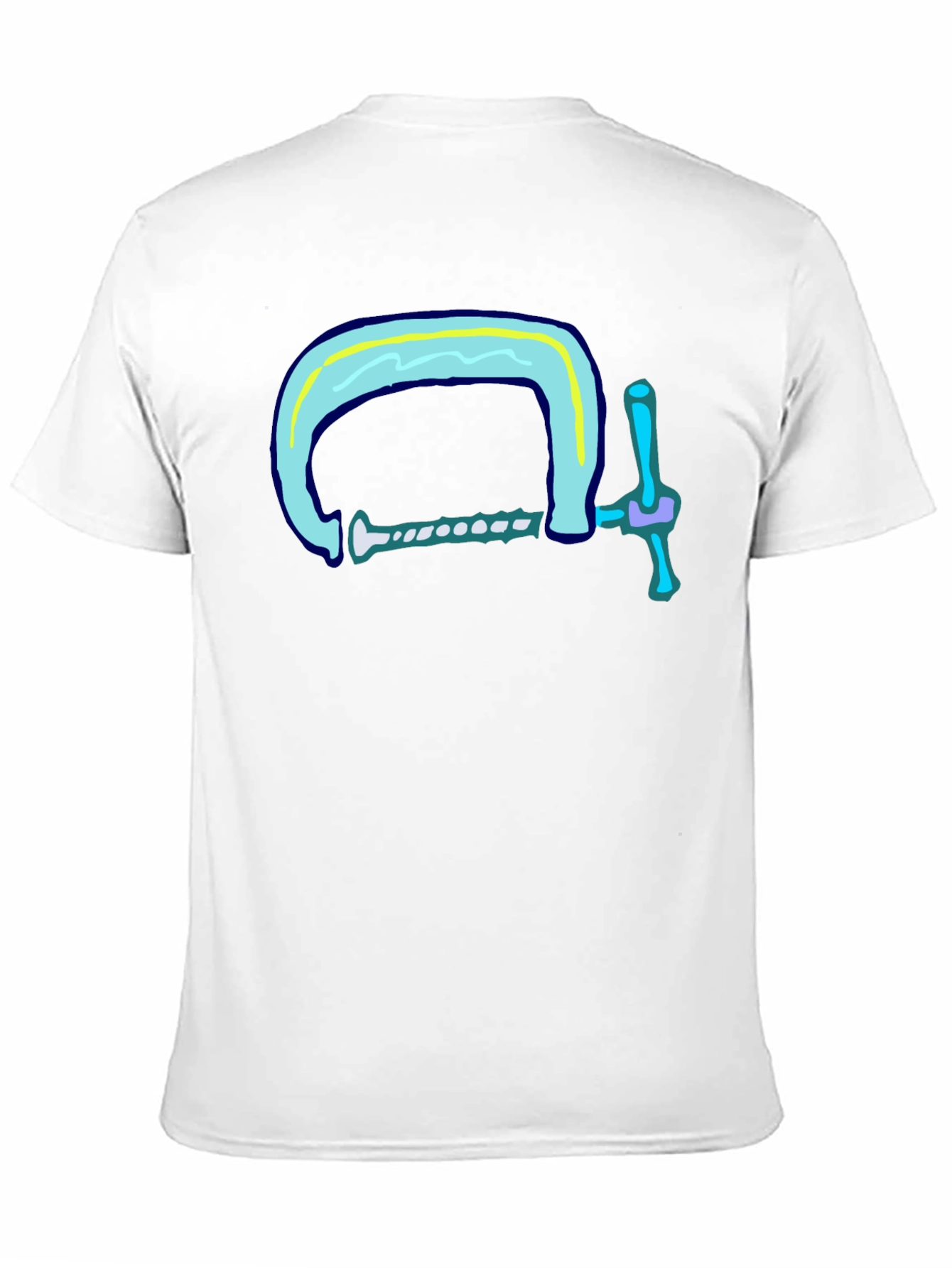 Black Clamp Graphic Tee - Cool & Comfy Black T-Shirt view 11