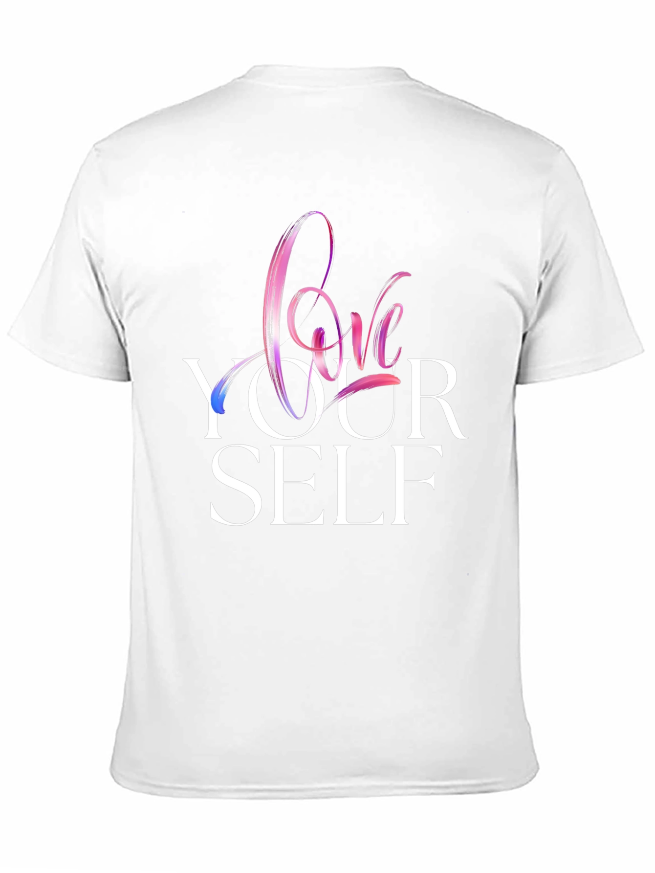 Black Love Yourself Graphic Print Black T-Shirt view 11