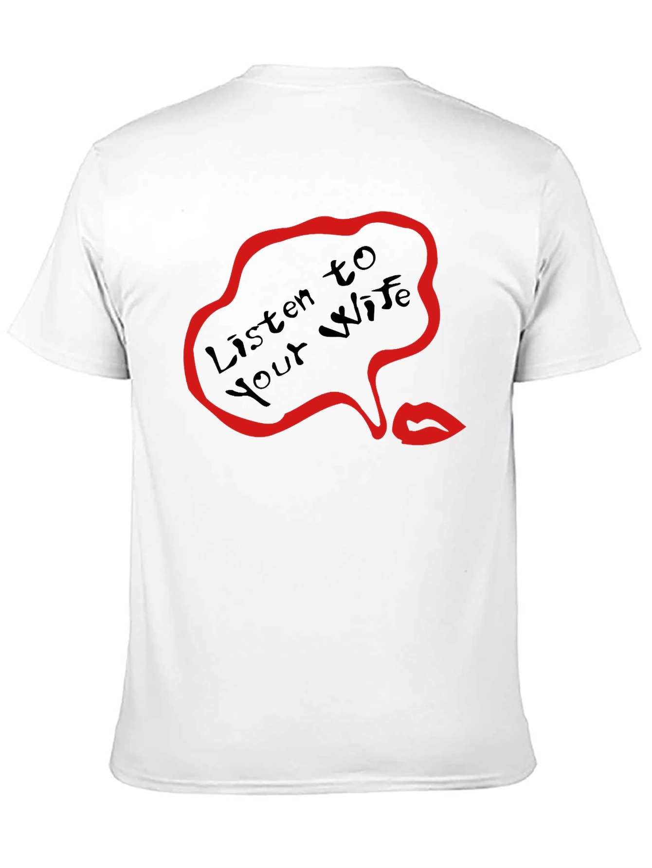 Black Listen to Your Wife Graphic Tee view 11