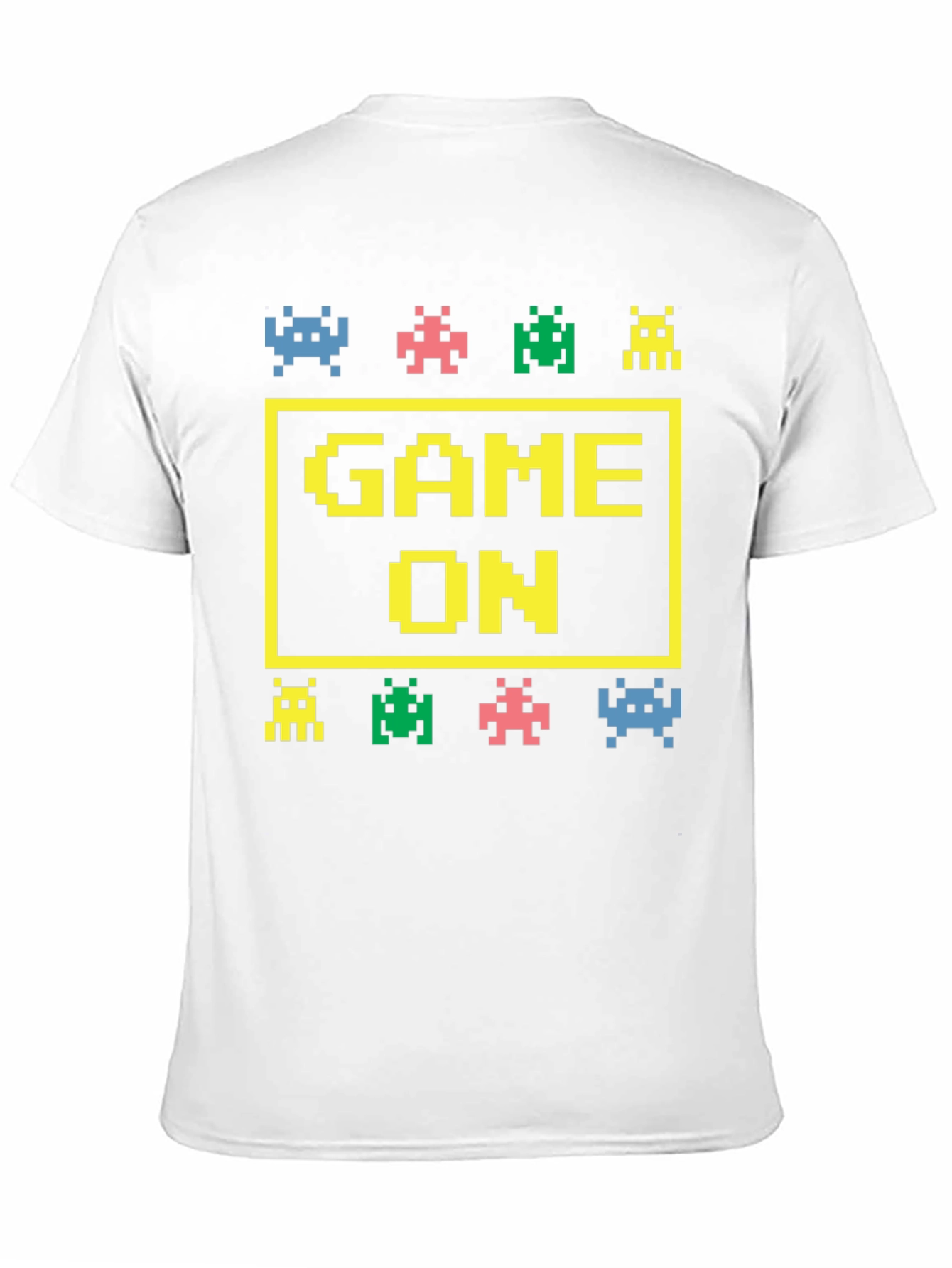 Black Game On Graphic Tee - Retro Gamer Shirt view 11