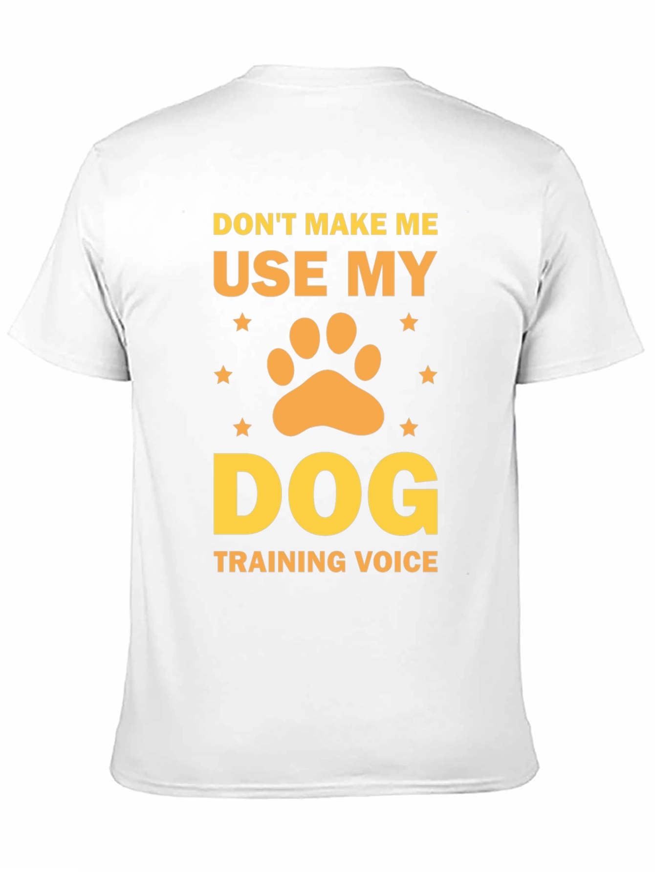 Black Dog Training Voice T-Shirt - Novelty Tee view 11