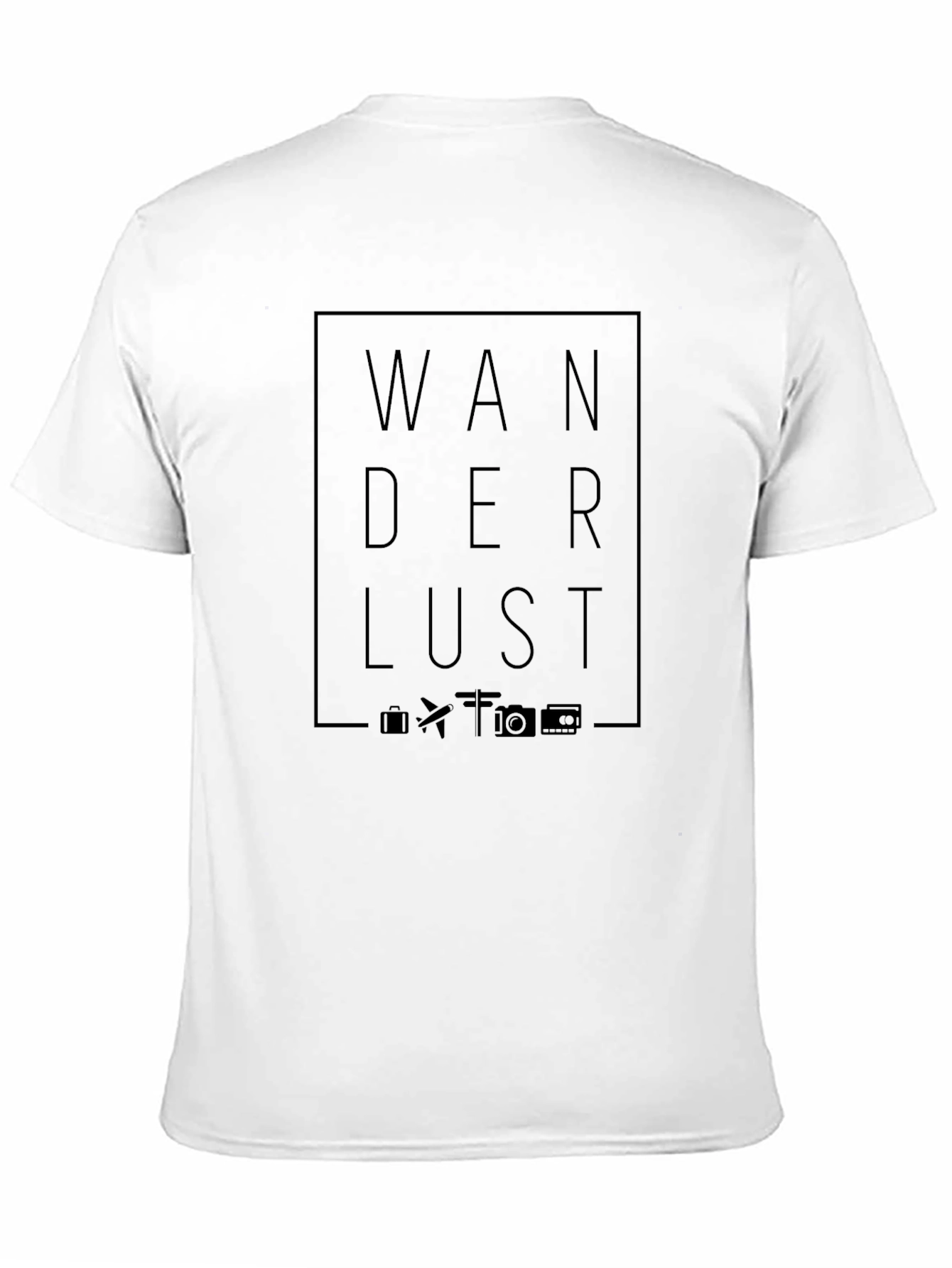 Black Wanderlust Black Graphic Tee - Travel Inspiration view 11