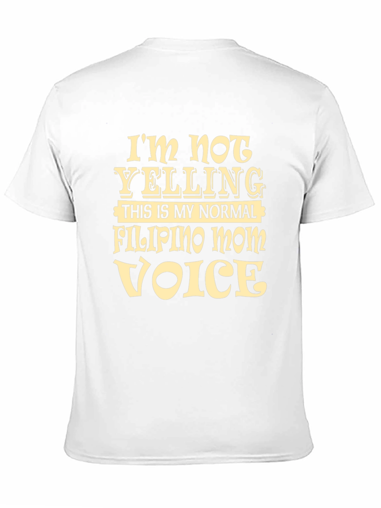 Black Filipino Mom Voice Novelty T-Shirt - Funny Gift view 11