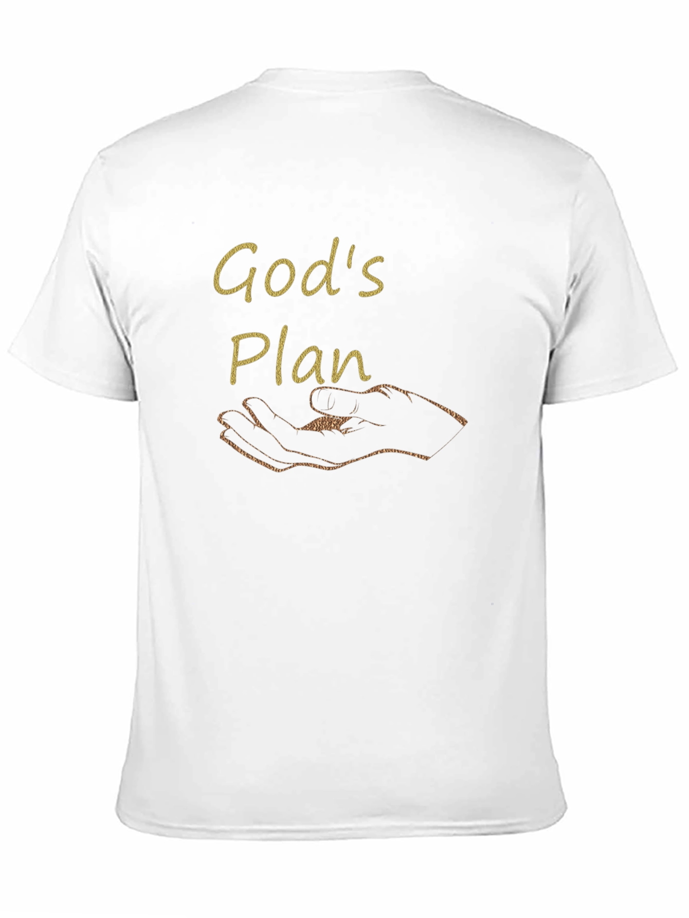 Black God's Plan Black T-Shirt view 11