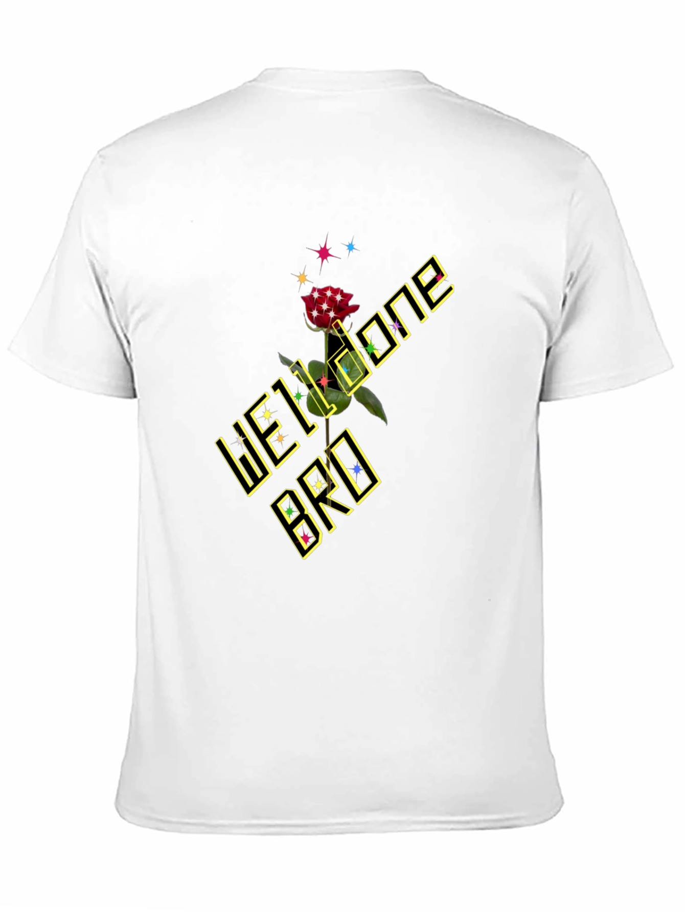 Black Well Done Bro Black Graphic Tee view 11