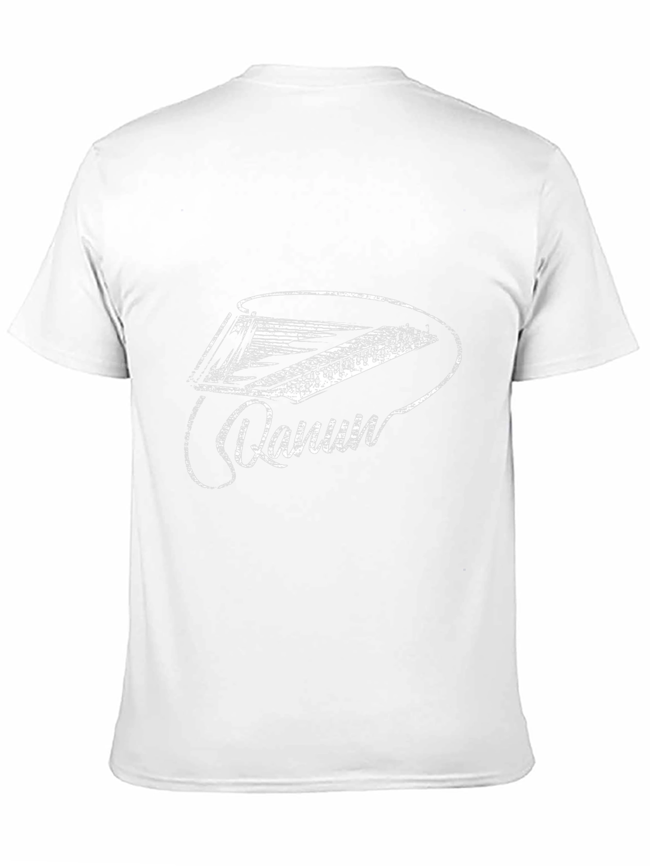 Black Qanun Music Instrument Graphic Tee view 11