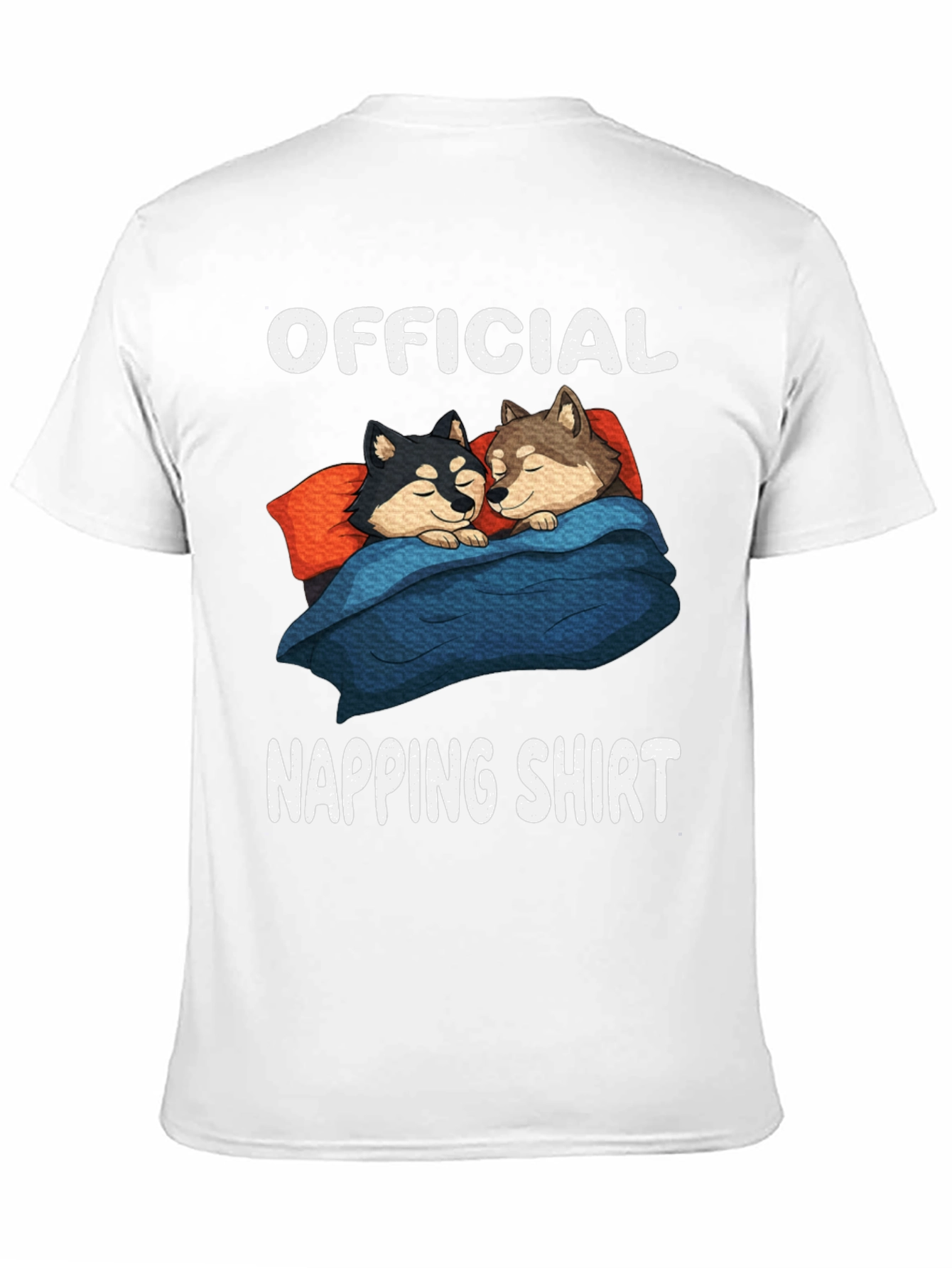 Black Official Napping Shirt - Sleeping Dogs Graphic Tee view 11