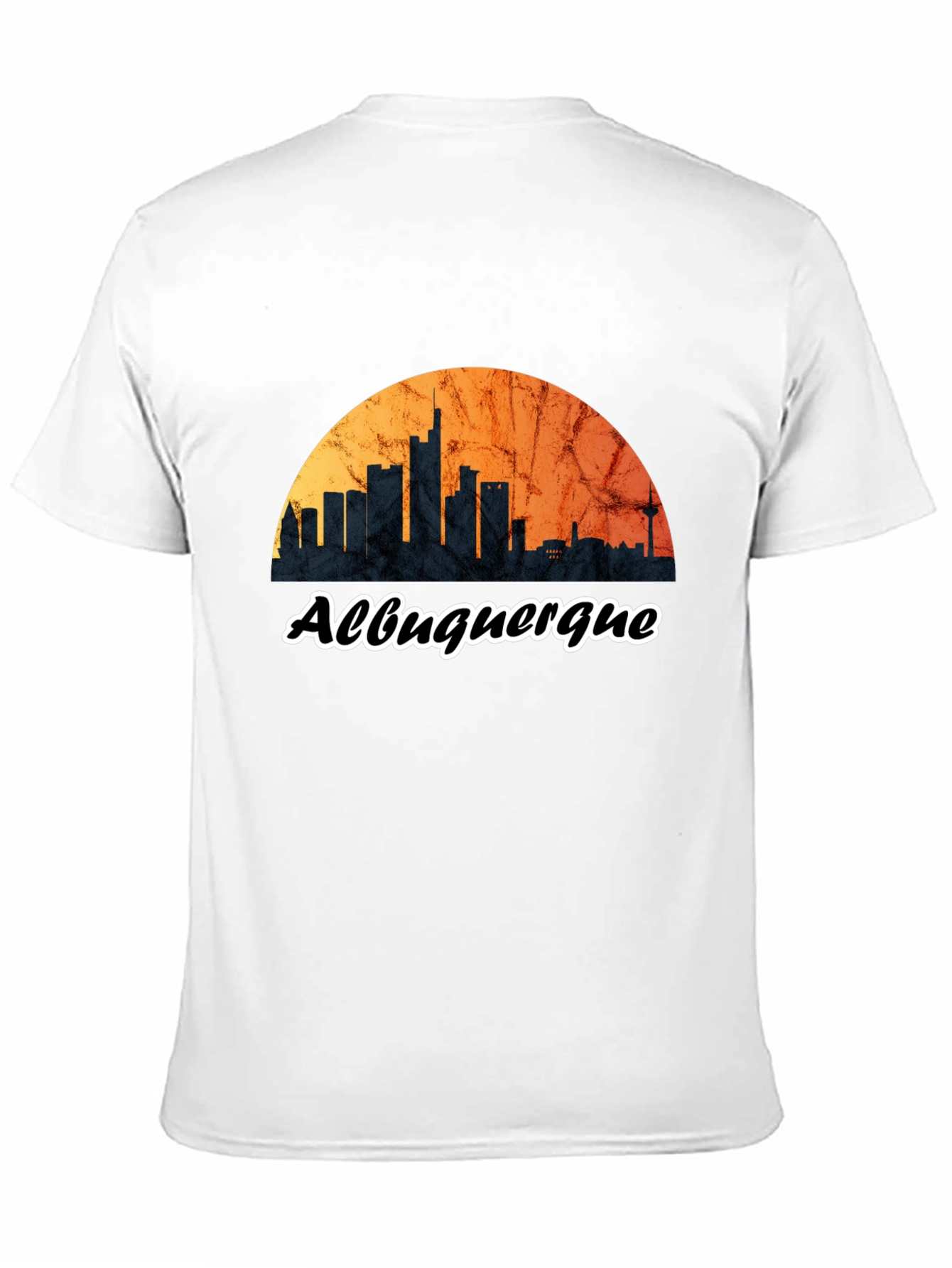 Albuquerque Skyline Black T-Shirt - 11