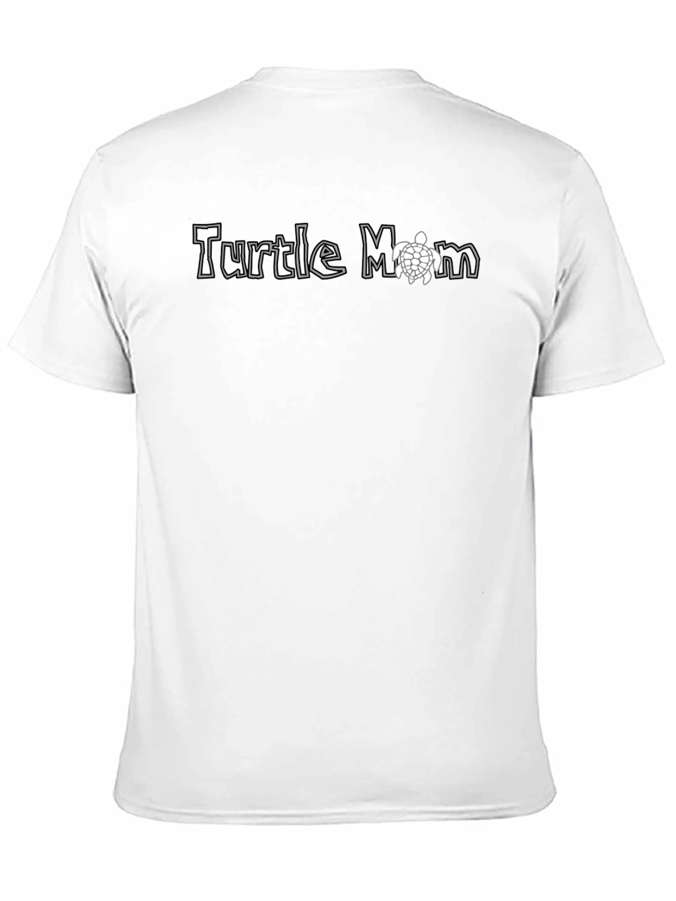 Black Turtle Mom Graphic Tee - Black view 11