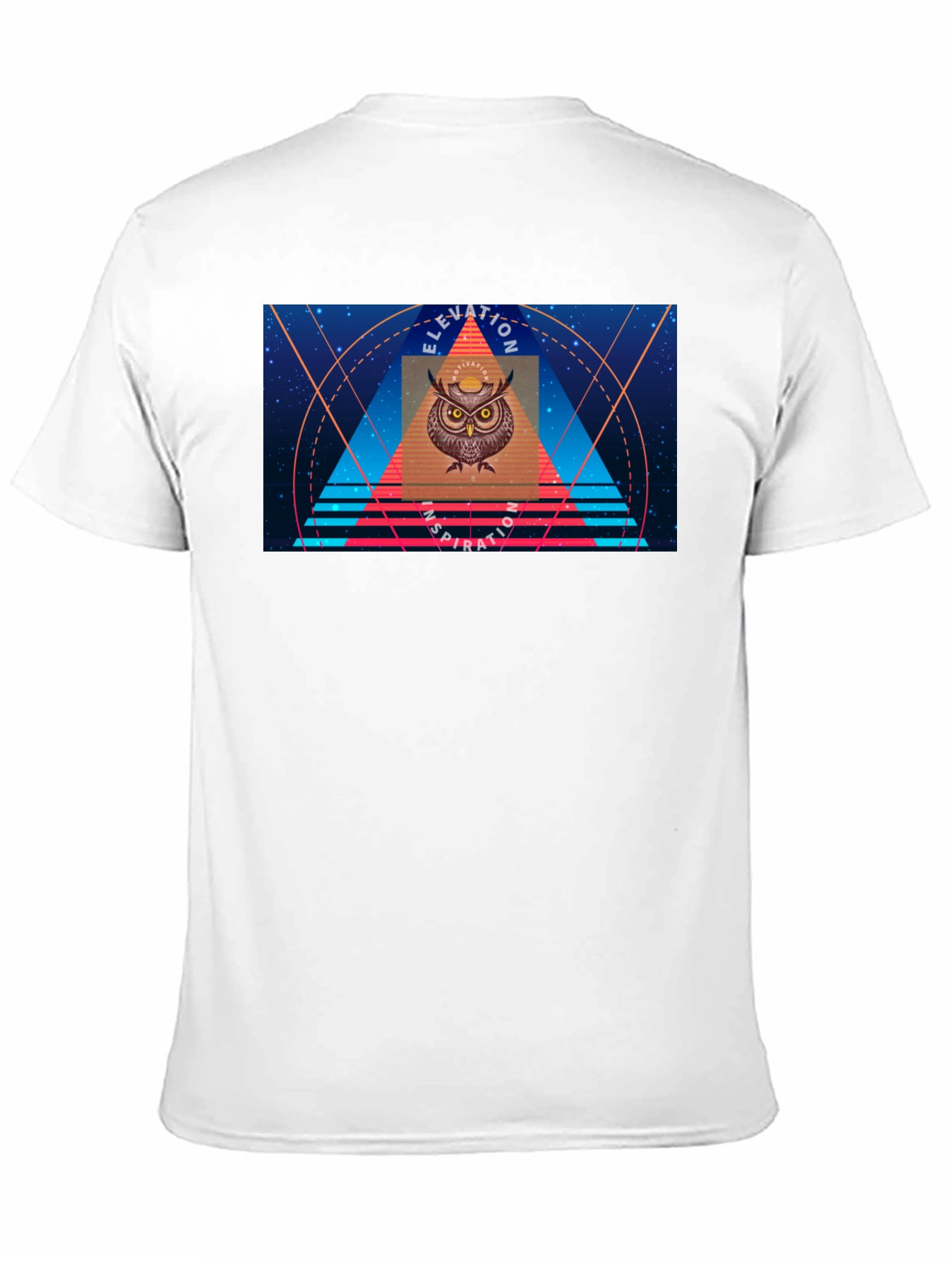 Black Elevation Inspiration Owl Graphic T-Shirt view 11