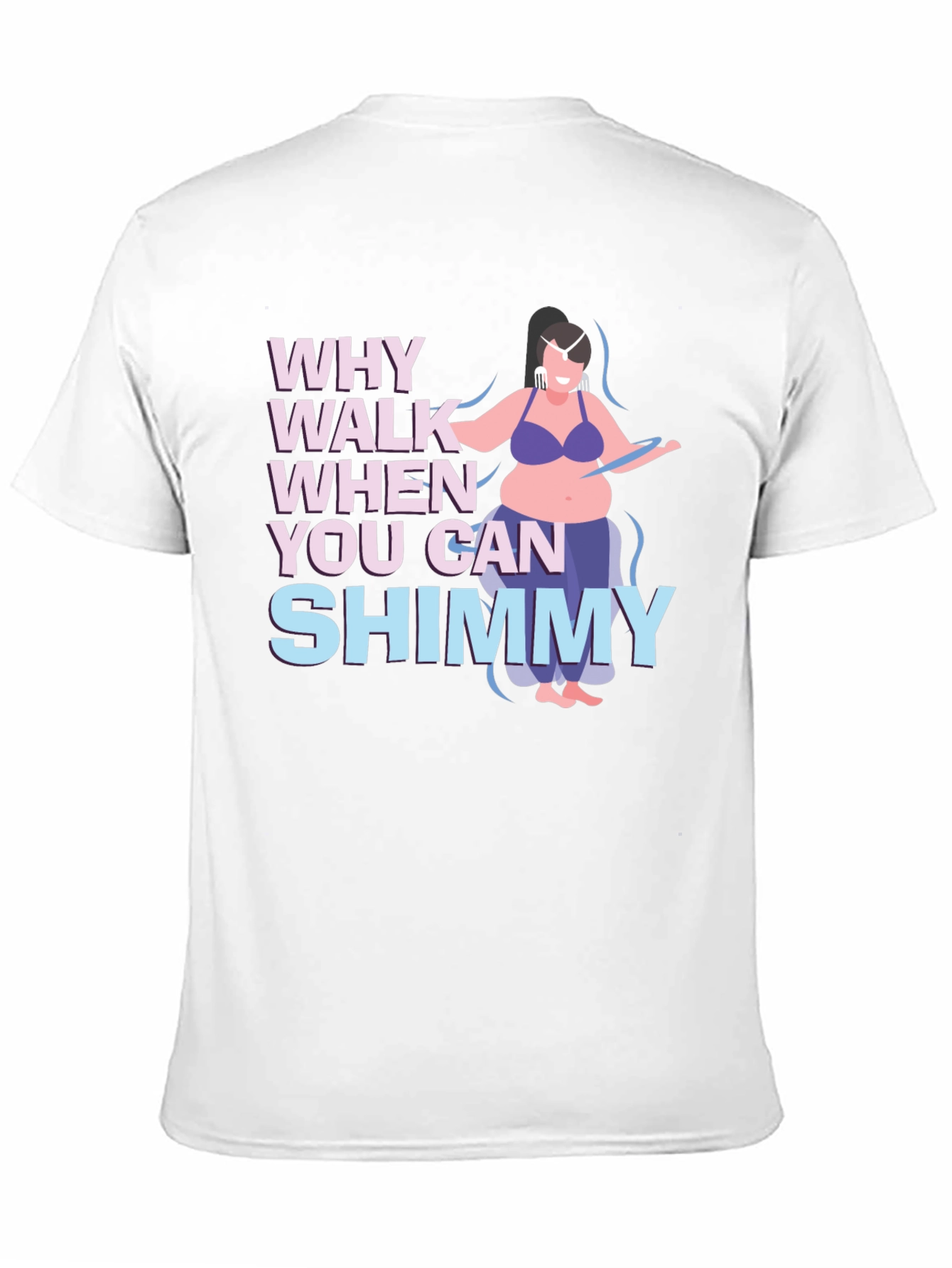 Black Shimmy Dance T-Shirt - Why Walk When You Can Shimmy view 11