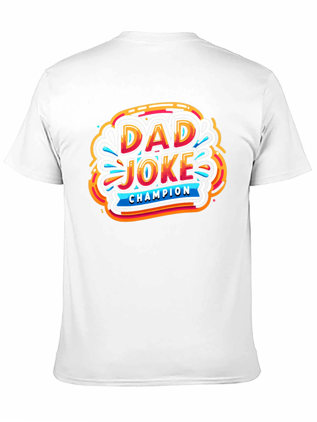 Black Dad Joke Champion Graphic T-Shirt view 11