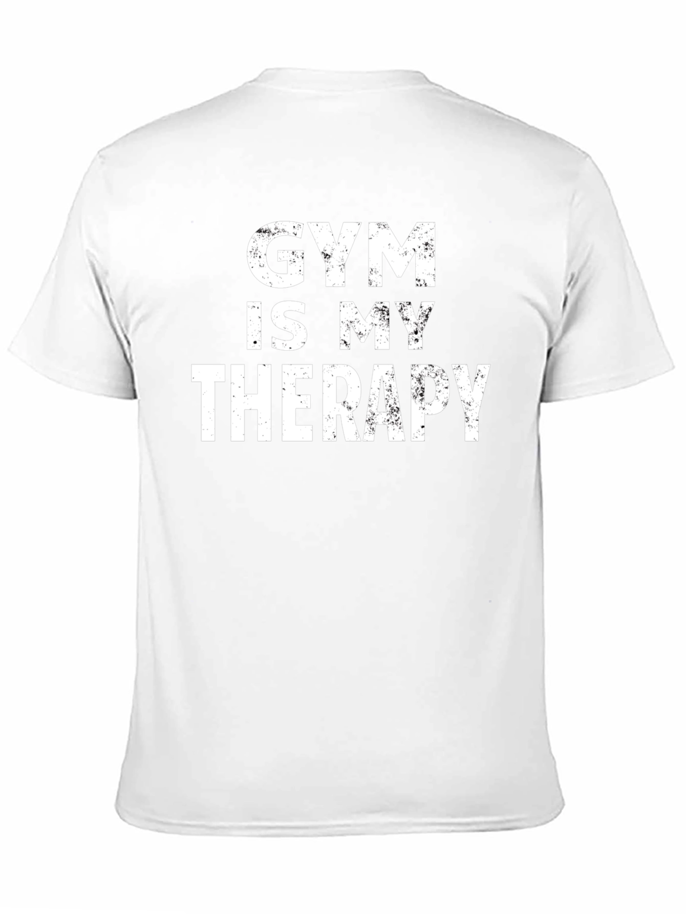 Black Gym is My Therapy Graphic Tee view 11