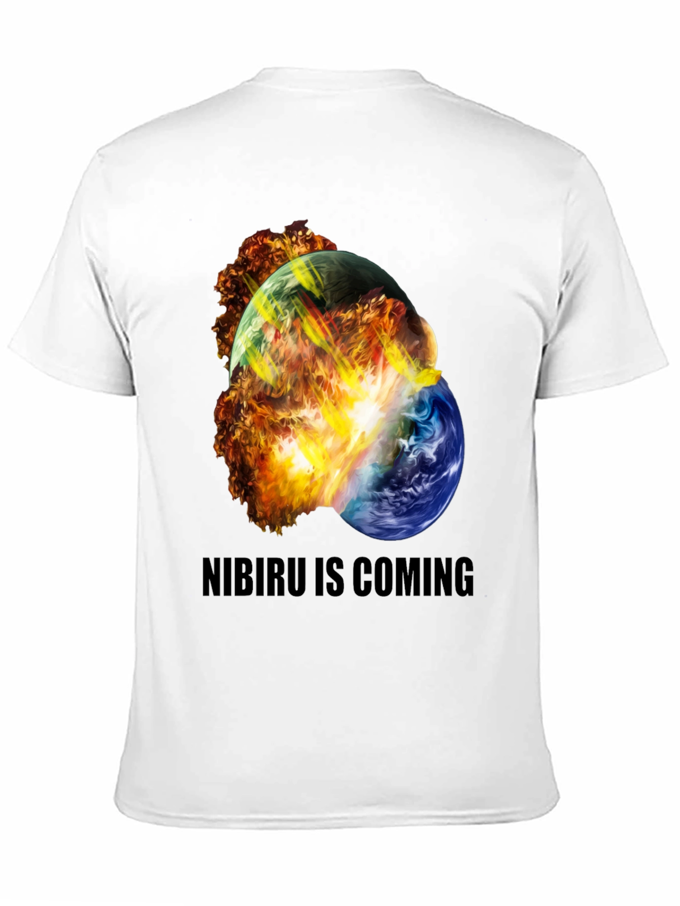 Black Nibiru Is Coming Graphic Tee view 11