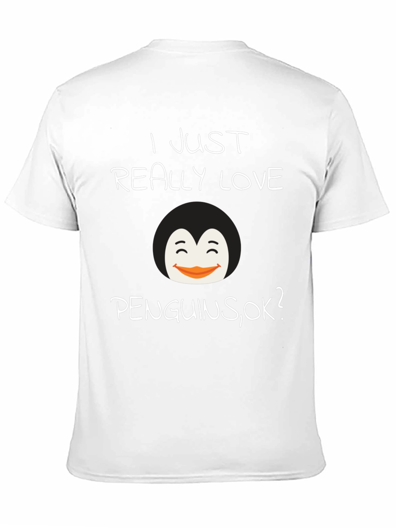 Black Penguin Lover T-Shirt - Cute Graphic Tee view 11