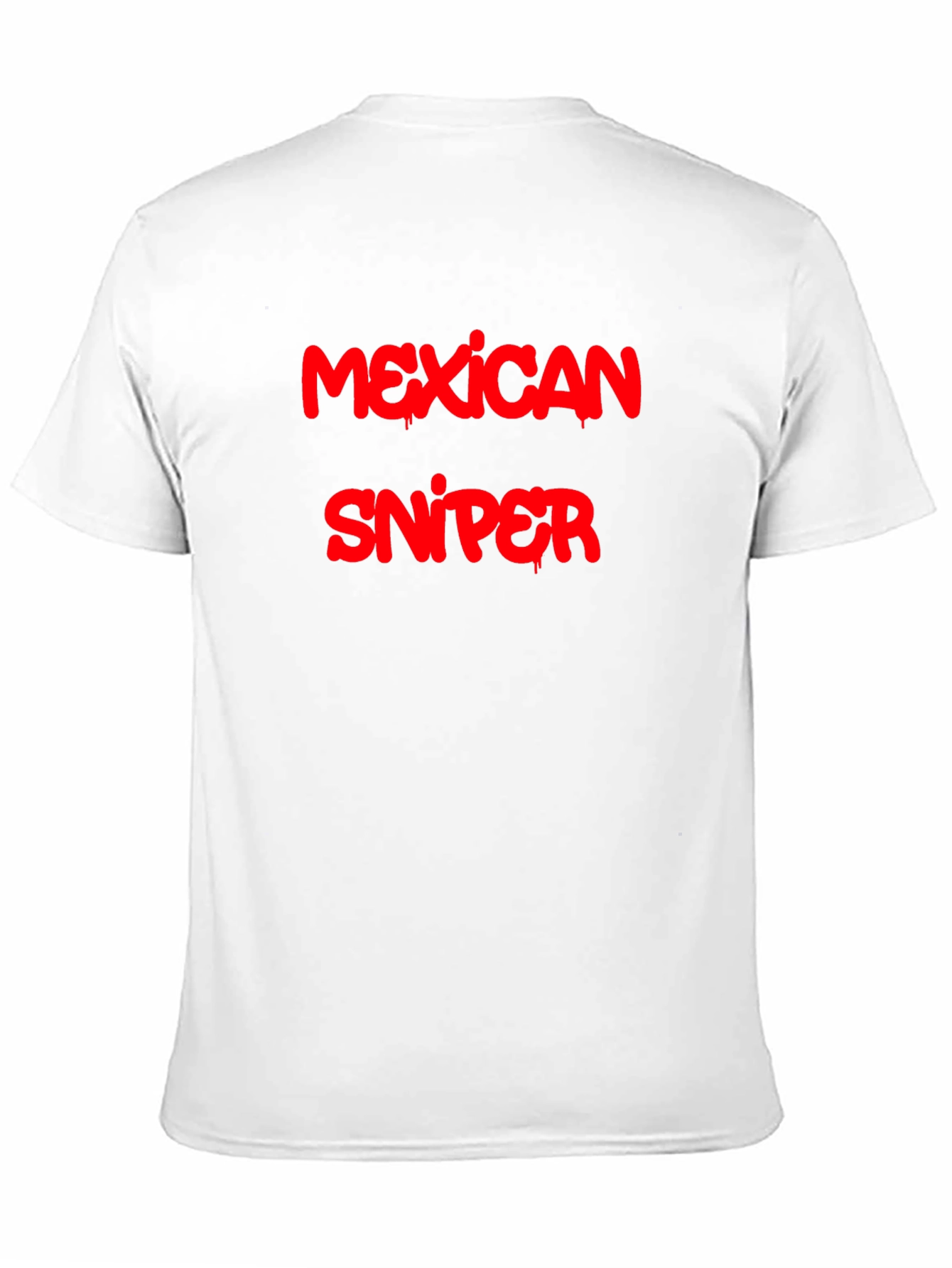 Black Mexican Sniper Graphic Tee - Black T-Shirt view 11