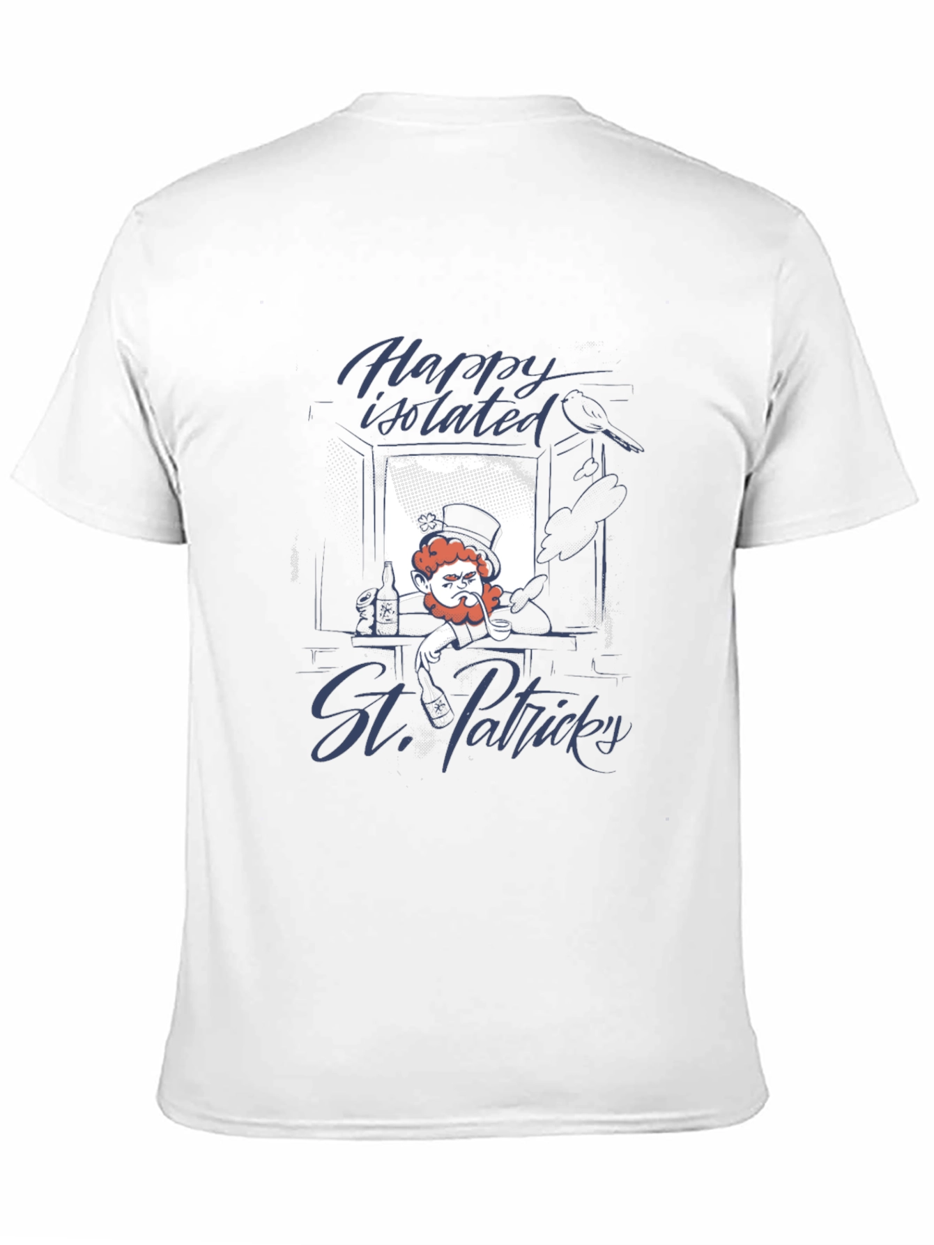 Black Happy Isolated St. Patrick's Day Graphic Tee view 11