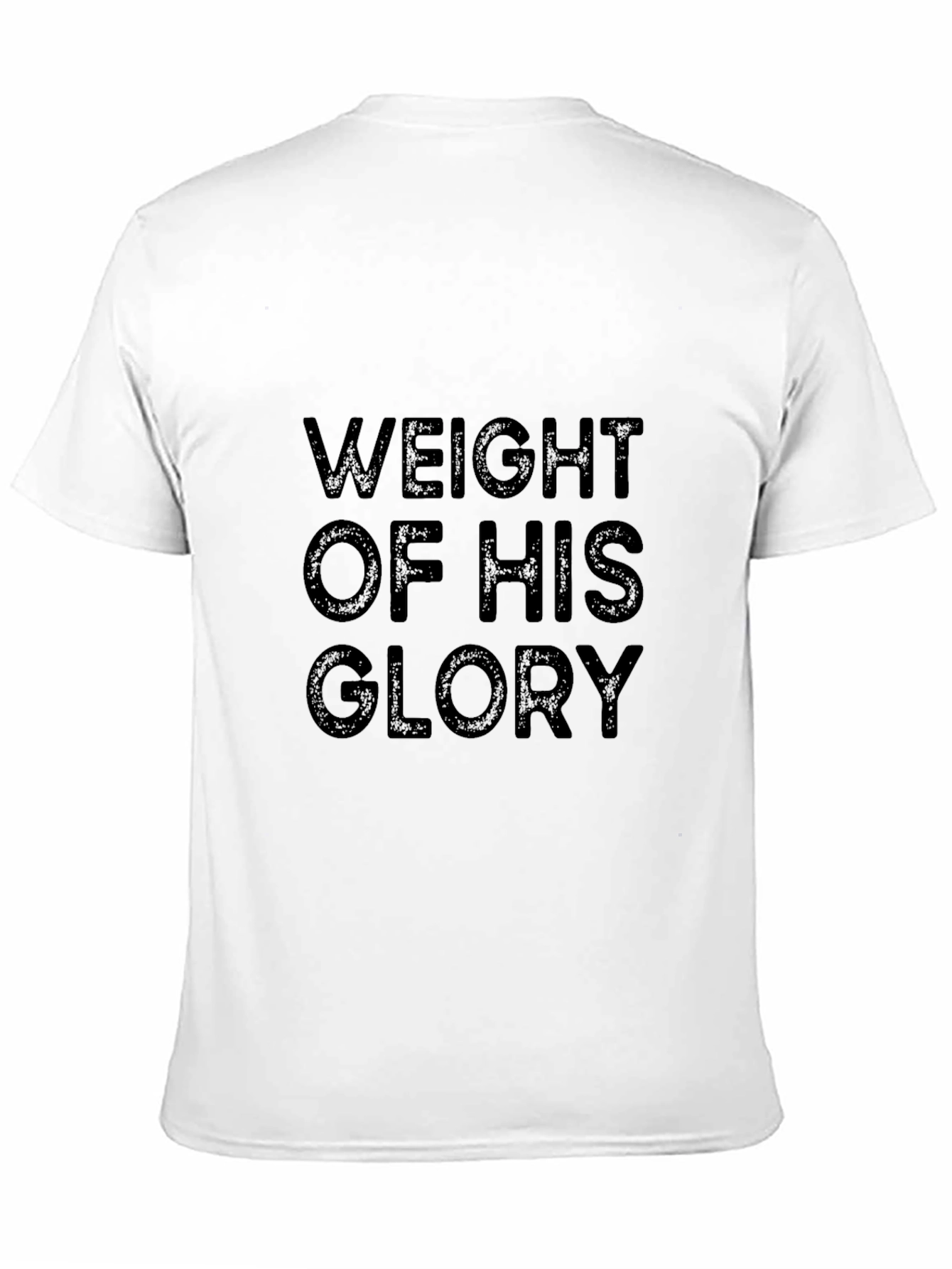 Black Weight of His Glory Graphic Tee view 11