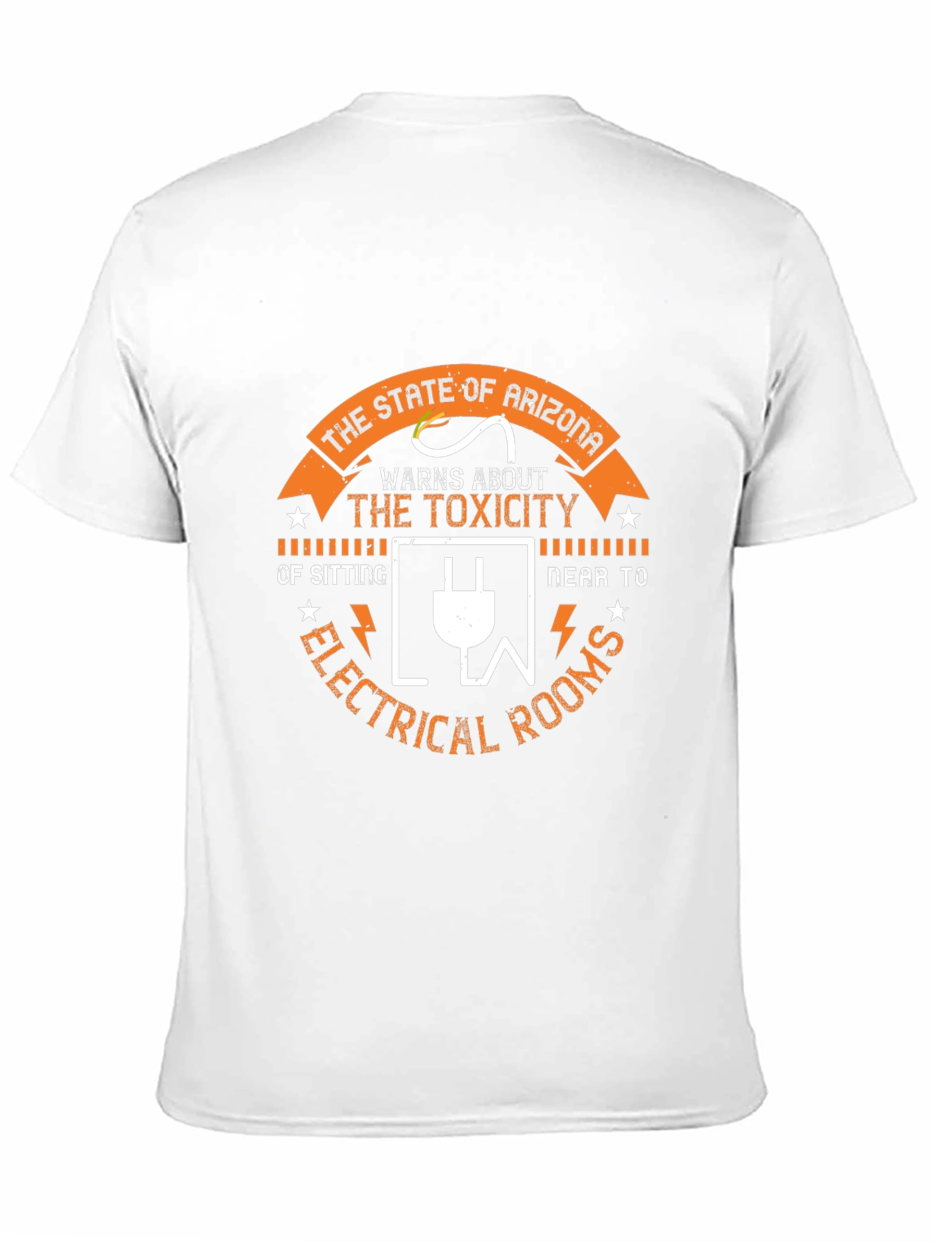 Black Arizona Electrical Rooms T-Shirt view 11