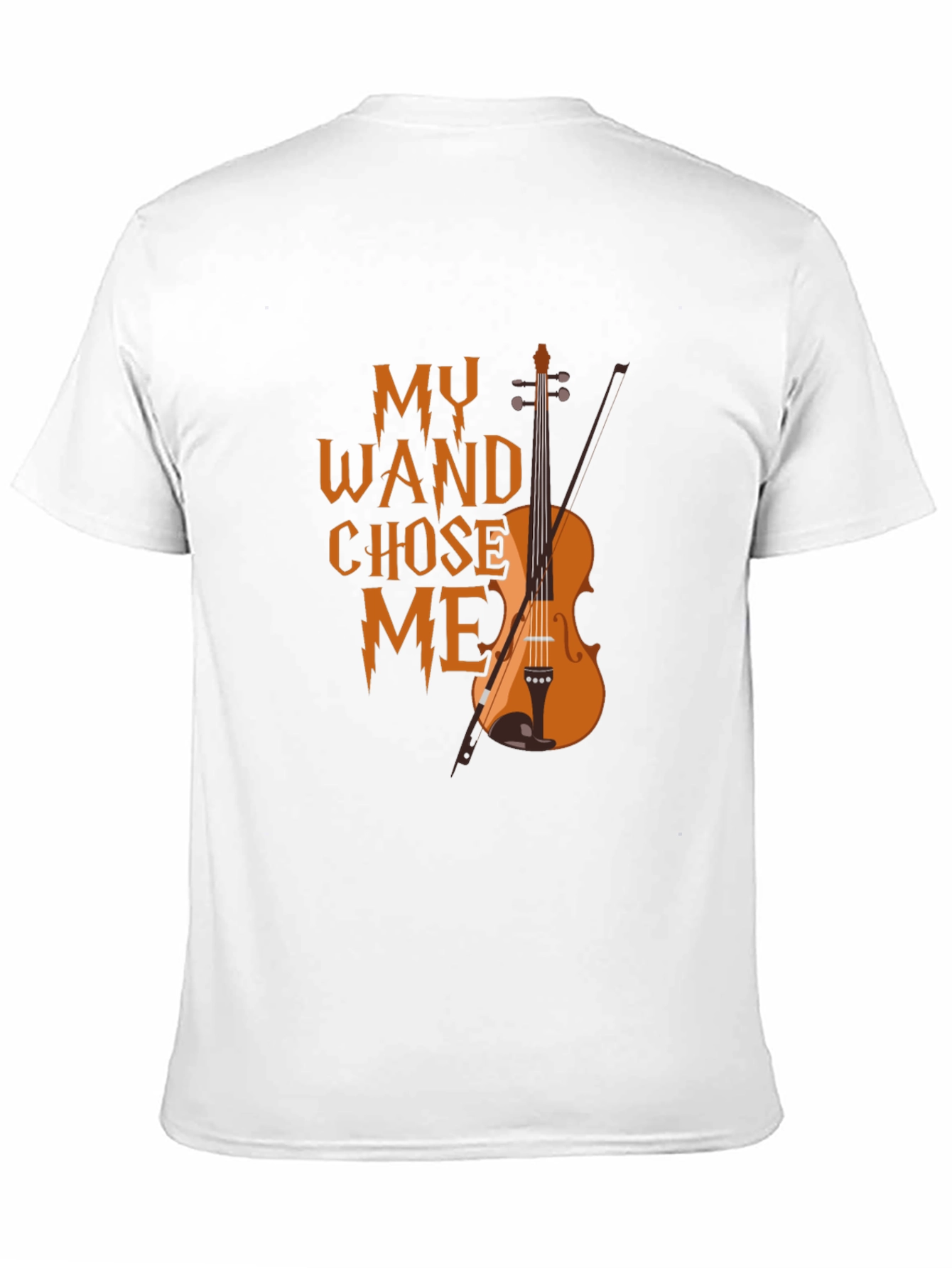 Black My Wand Chose Me Violin T-Shirt view 11