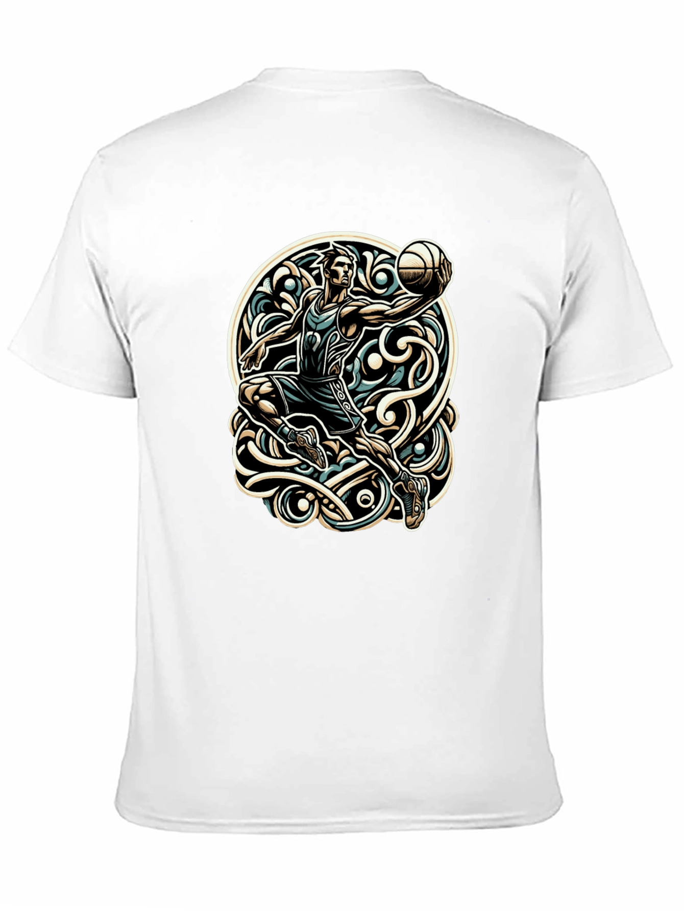 Basketball Player Graphic T-Shirt - Cool Design - 11