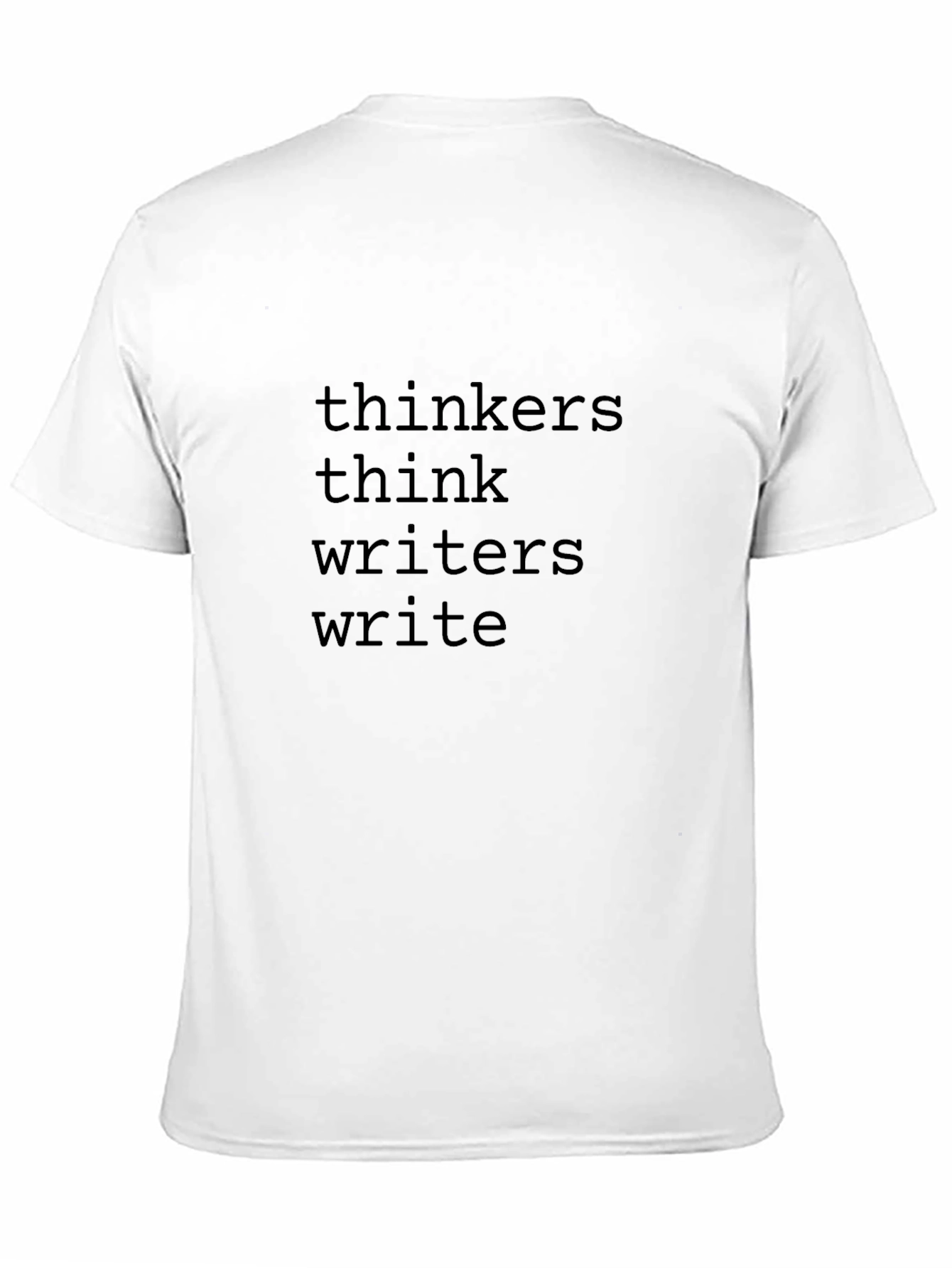 Black Thinkers Think, Writers Write Graphic Tee view 11